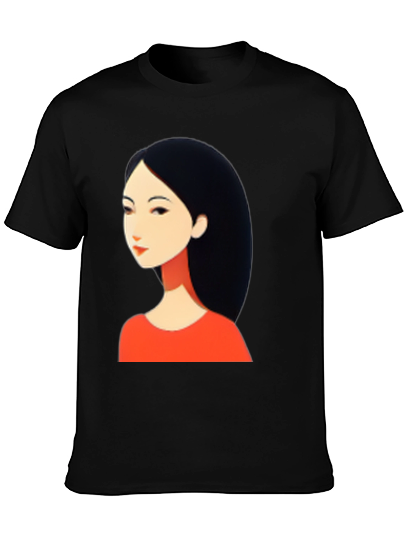 Anime Graphic Tee - Stylish Black T-Shirt