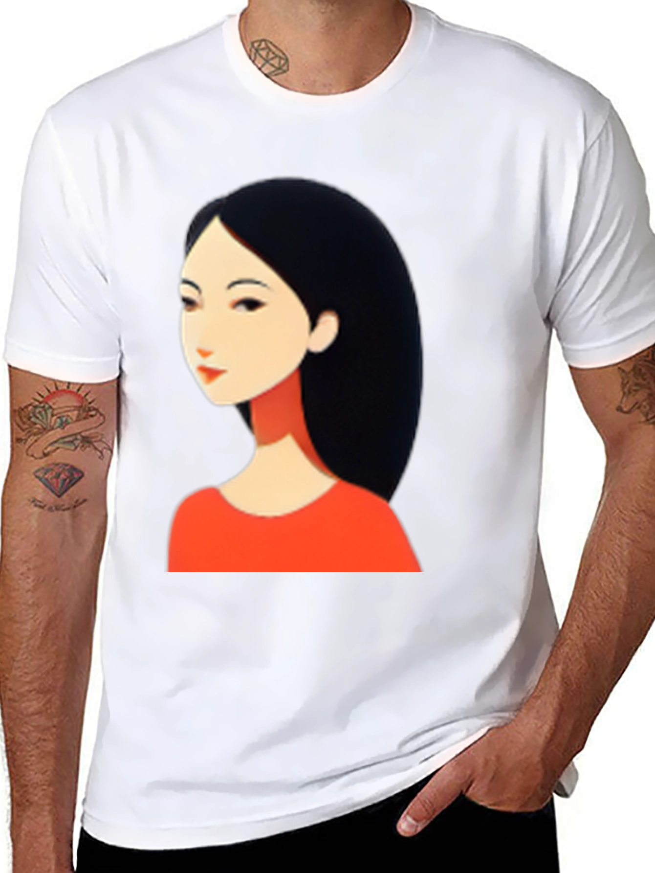 Anime Graphic Tee - Stylish Black T-Shirt