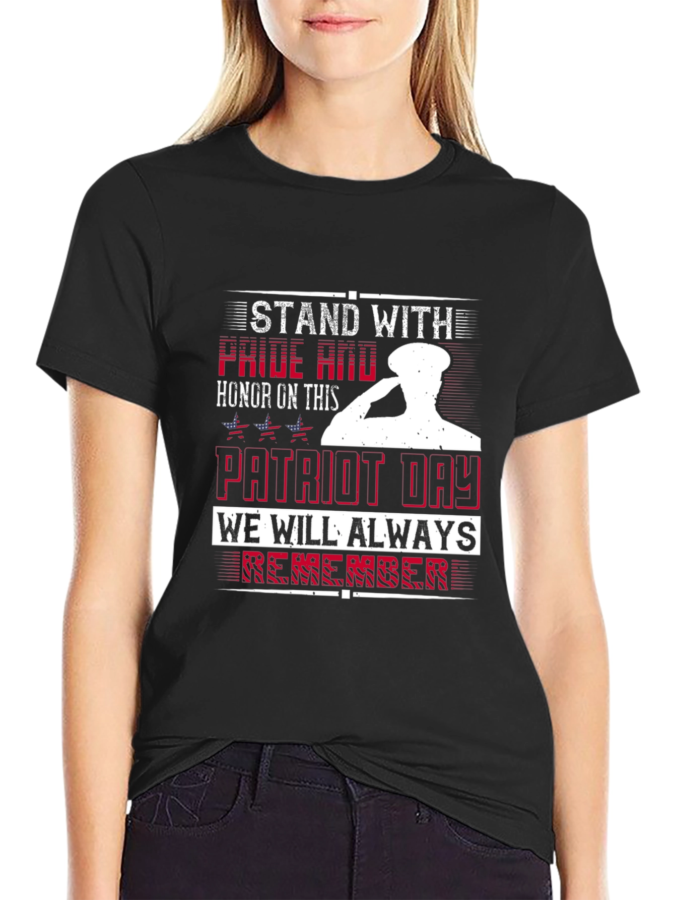 Patriot Day Graphic Tee - Stand With Pride