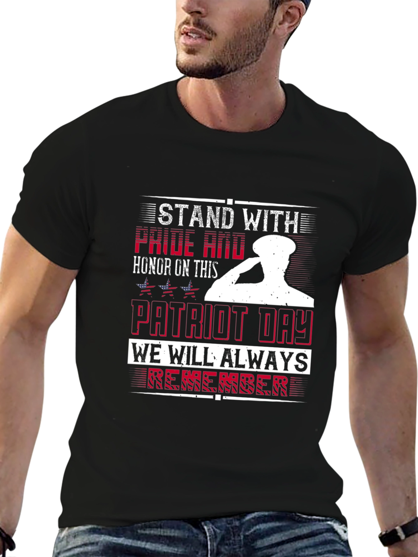 Patriot Day Graphic Tee - Stand With Pride