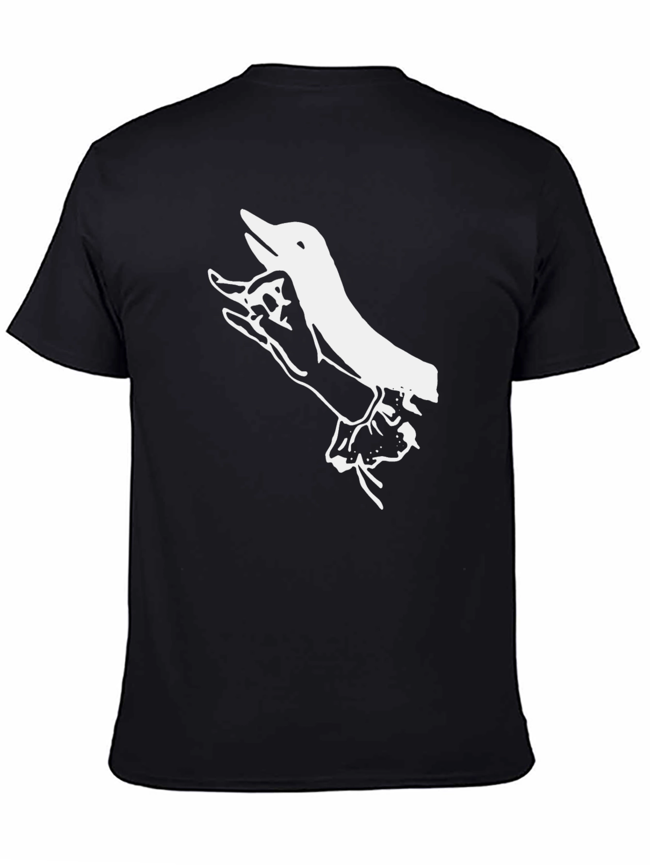 Hand Shadow Puppet T-Shirt - Black