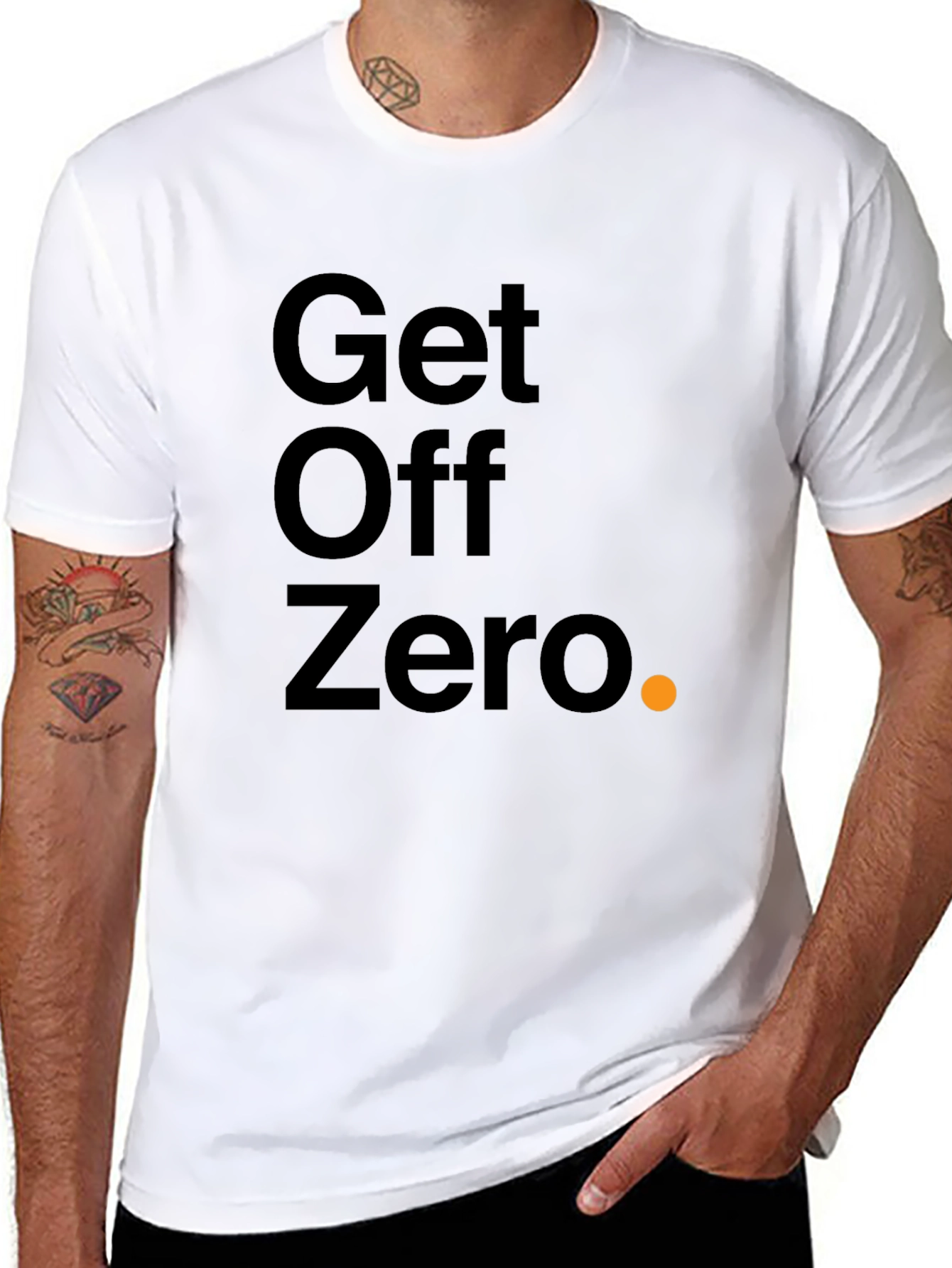Get Off Zero Graphic Tee - Stylish Comfort