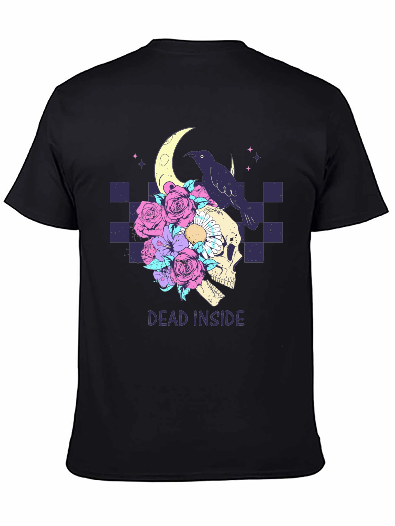 Dead Inside Raven Skull T-Shirt