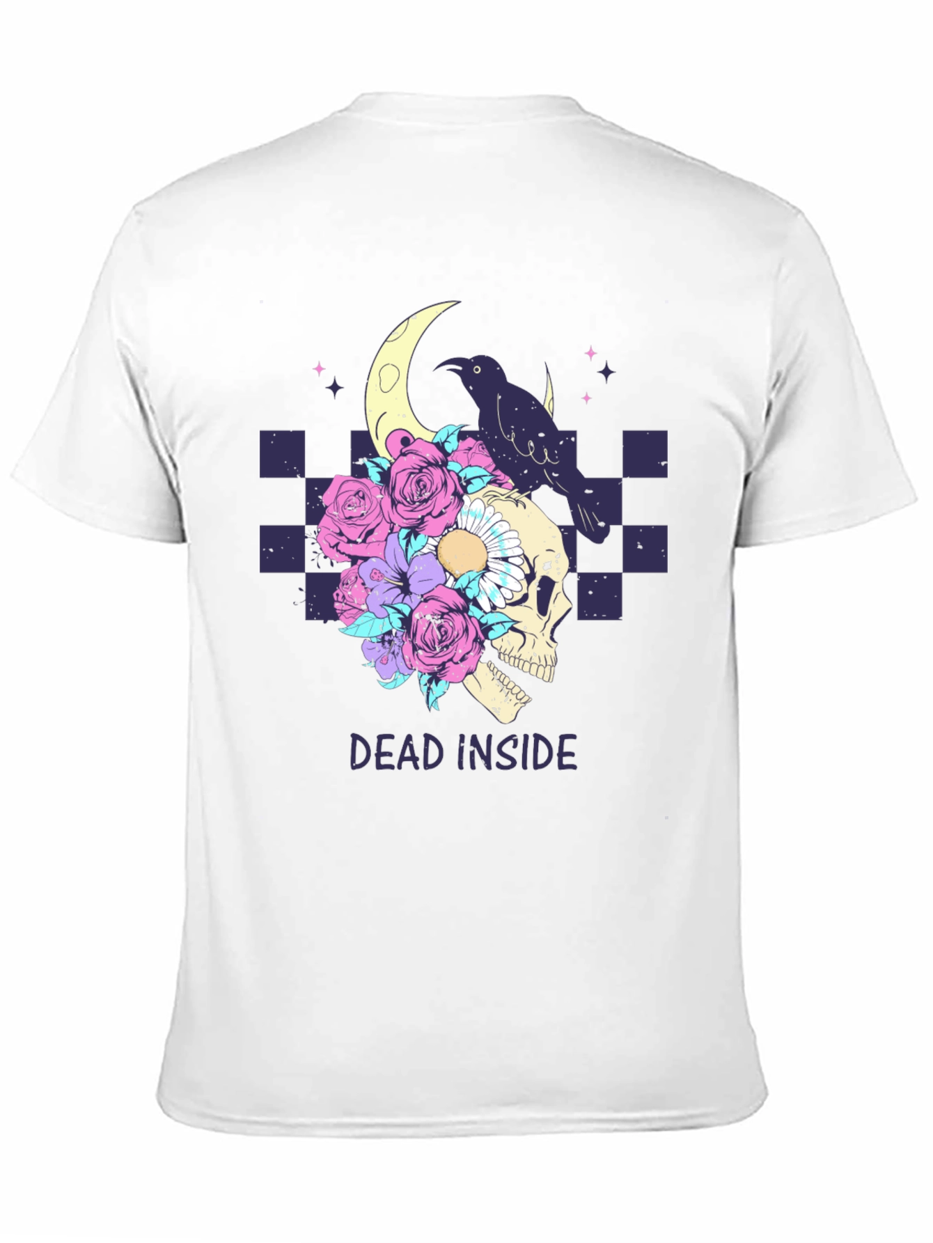 Dead Inside Raven Skull T-Shirt