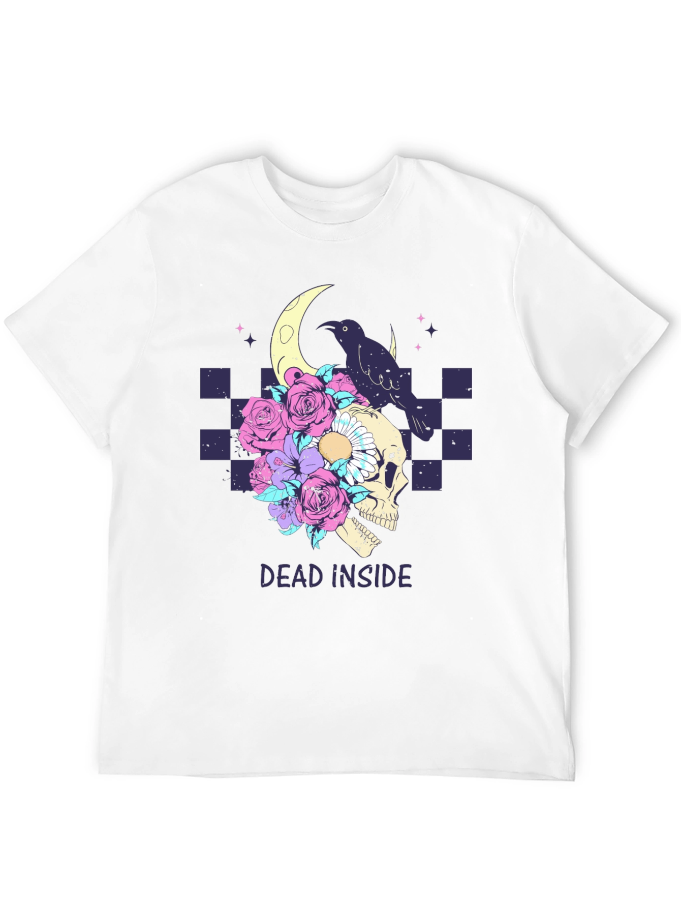 Dead Inside Raven Skull T-Shirt