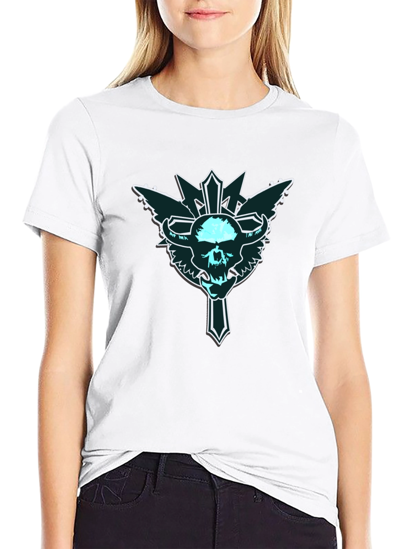 Skull Cross Black T-Shirt