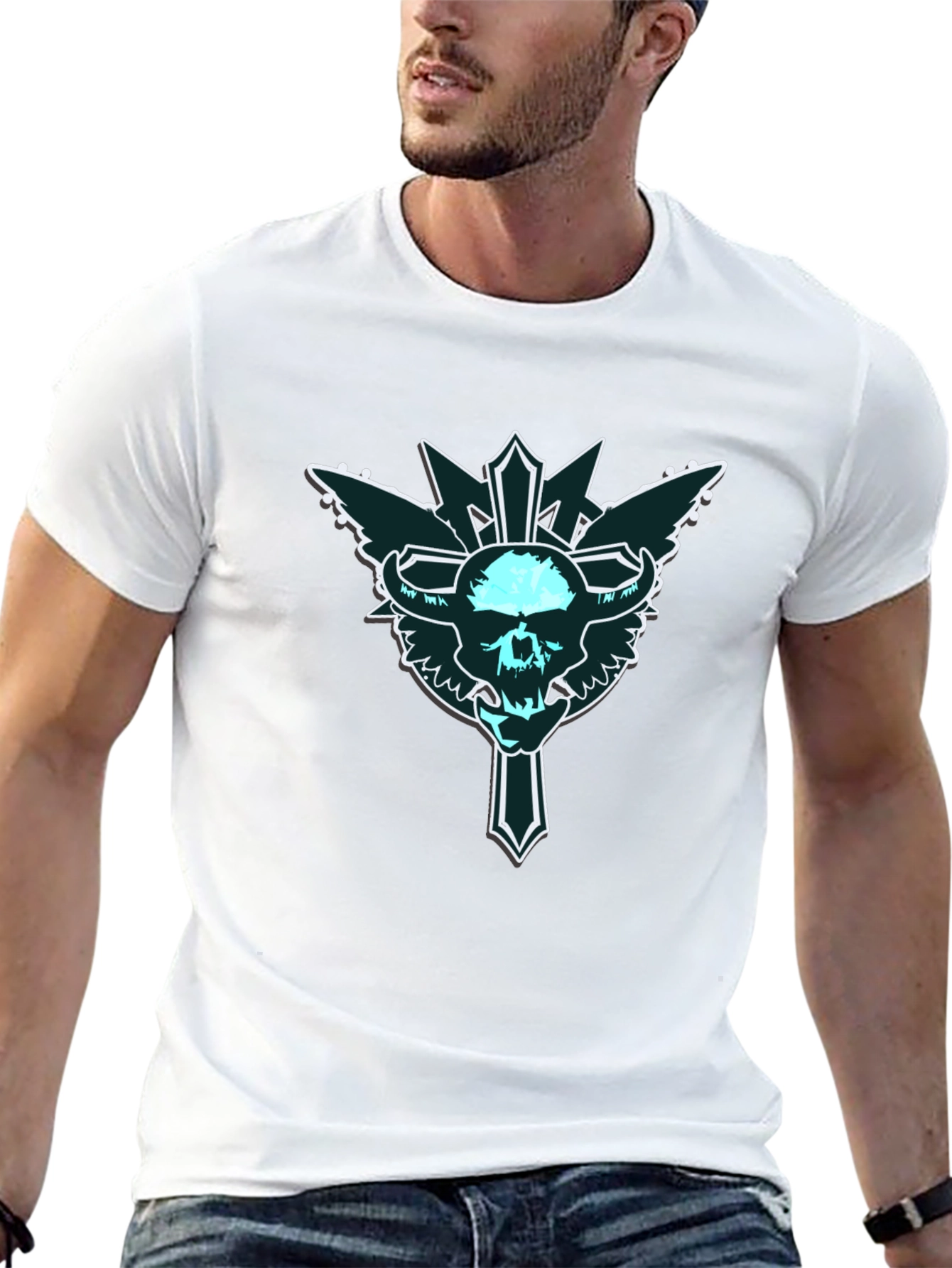 Skull Cross Black T-Shirt