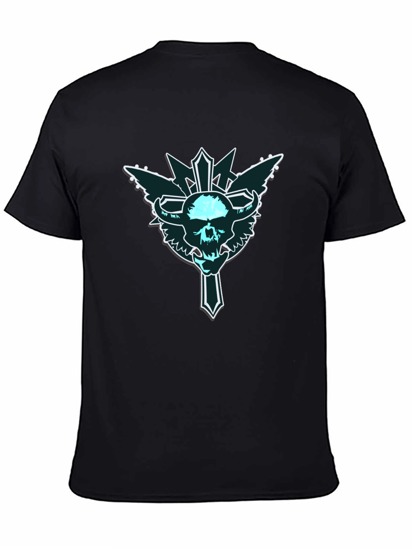 Skull Cross Black T-Shirt