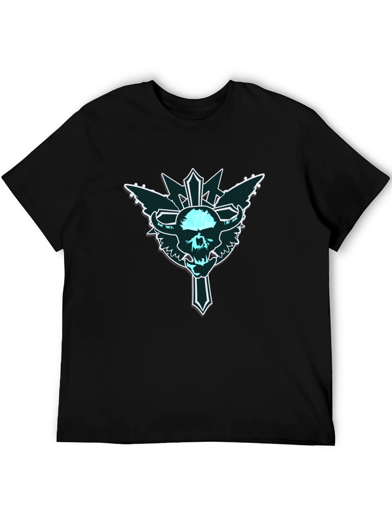 Skull Cross Black T-Shirt