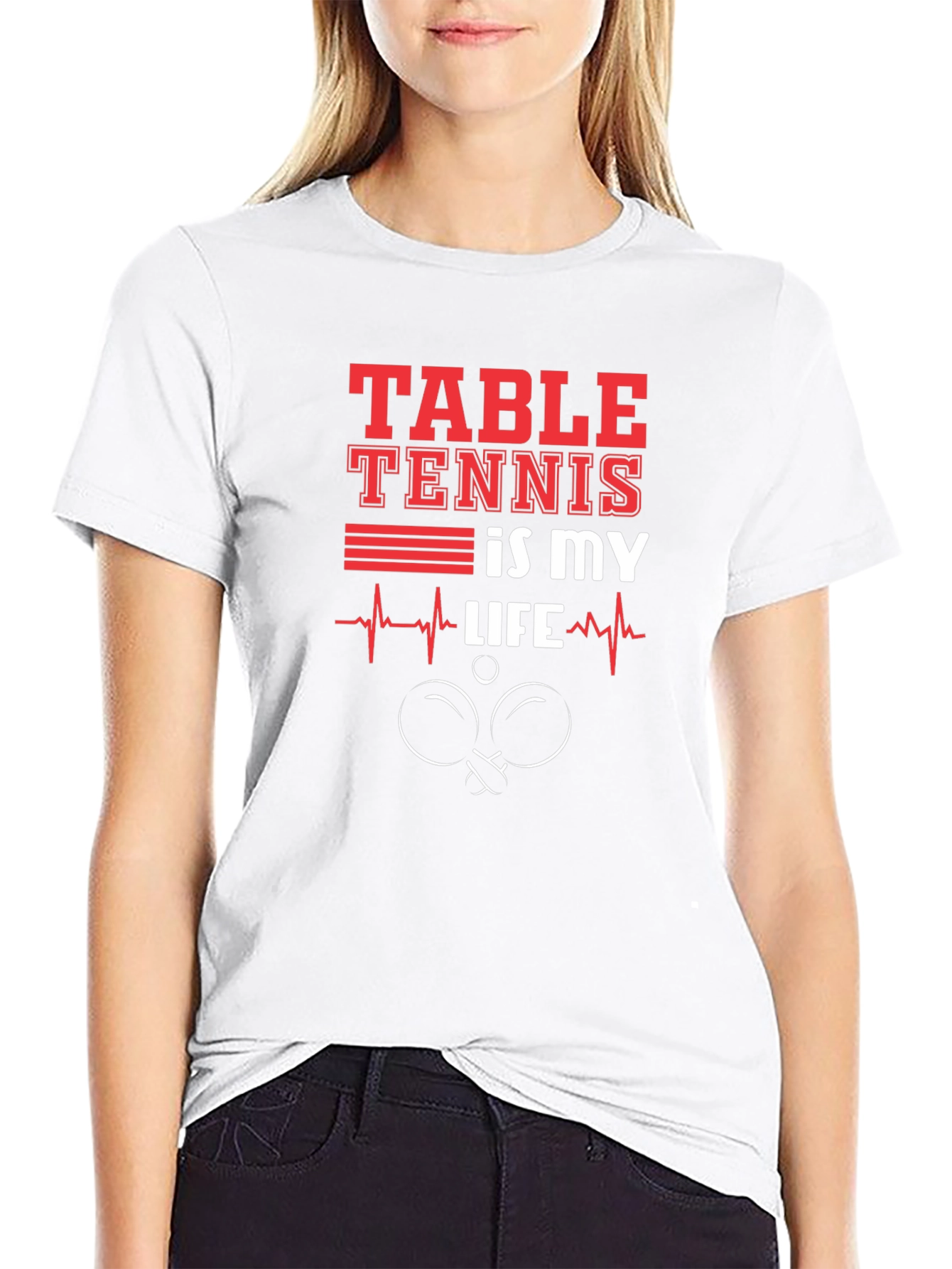 Table Tennis Is My Life Graphic Tee
