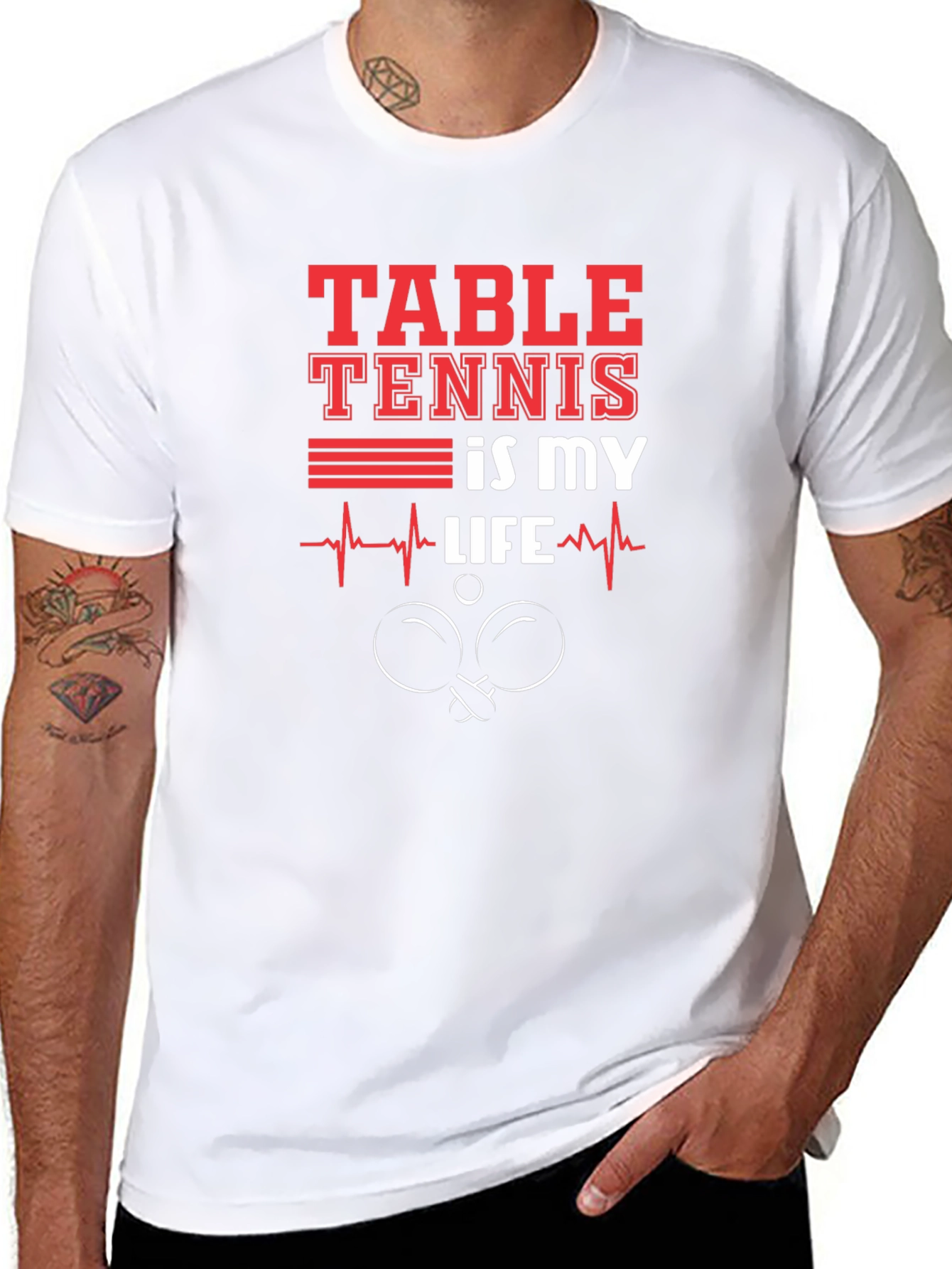 Table Tennis Is My Life Graphic Tee