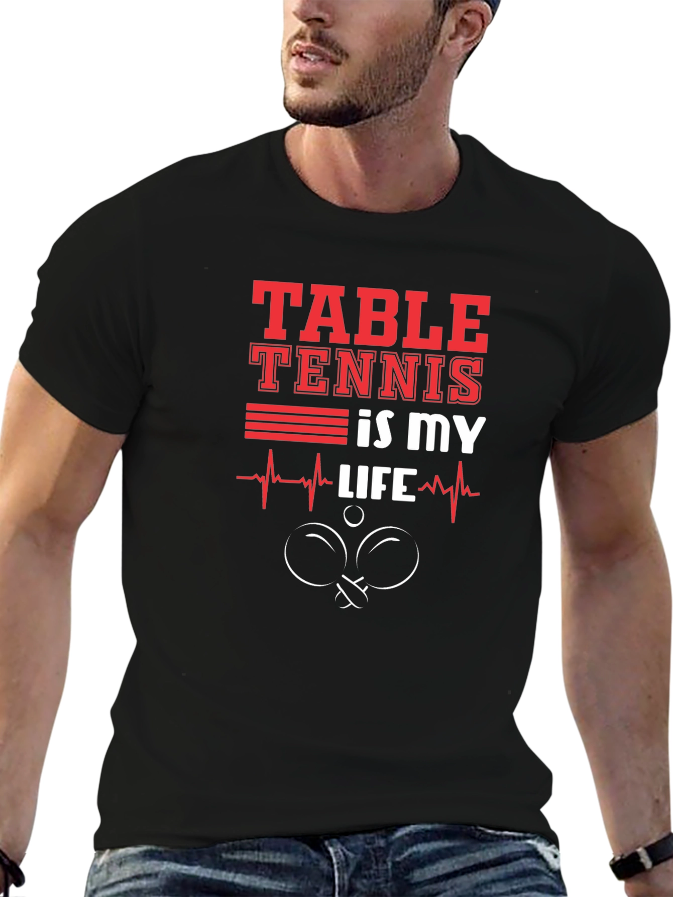Table Tennis Is My Life Graphic Tee