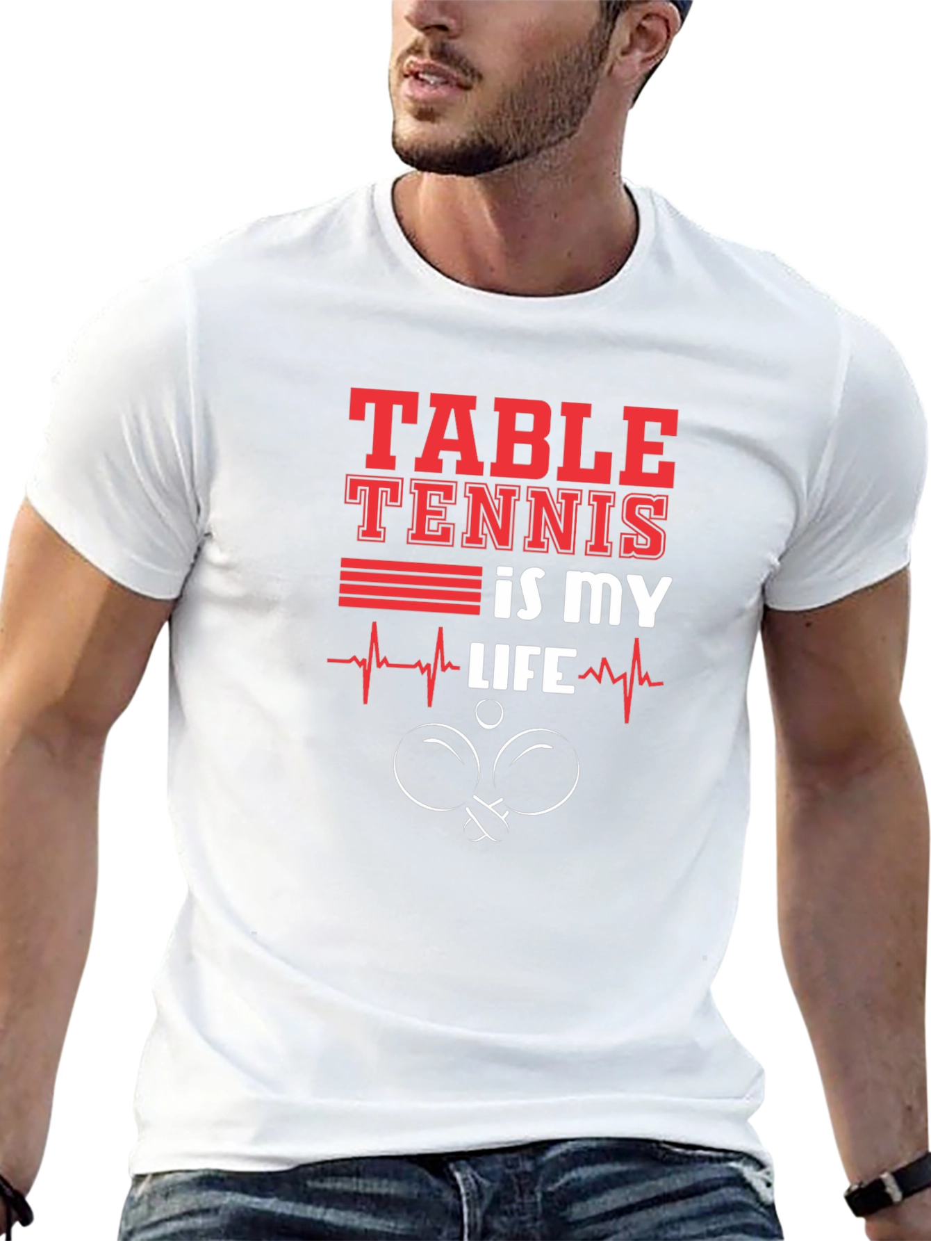 Table Tennis Is My Life Graphic Tee