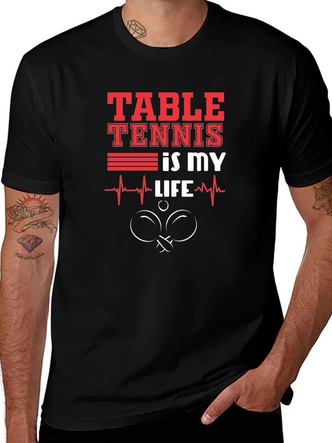 Table Tennis Is My Life Graphic Tee