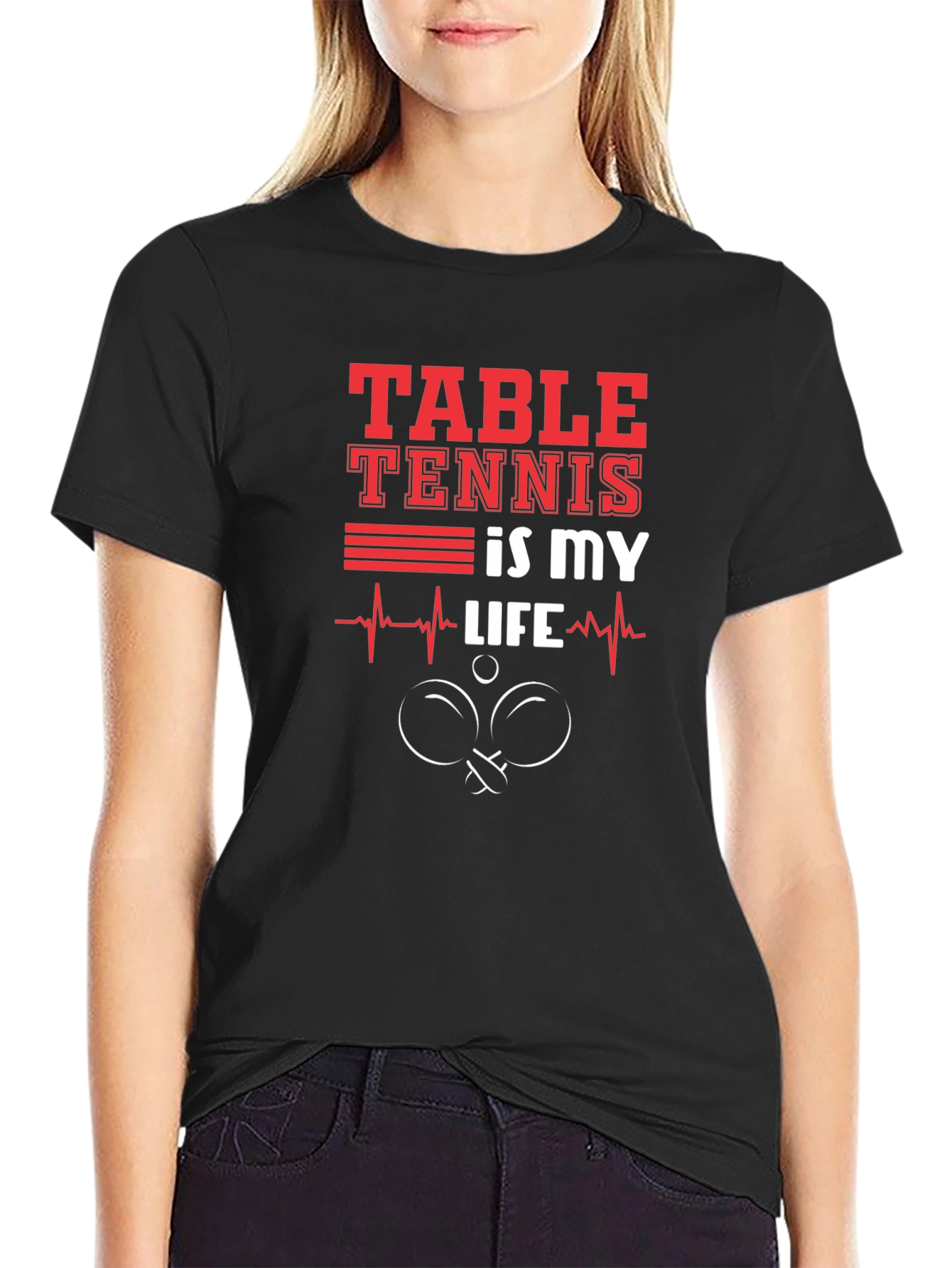 Table Tennis Is My Life Graphic Tee