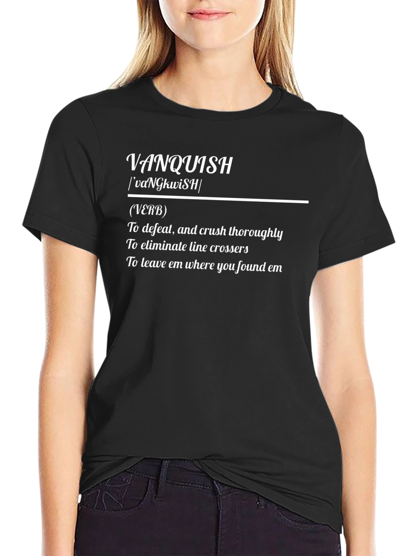 Vanquish Definition T-Shirt - Black