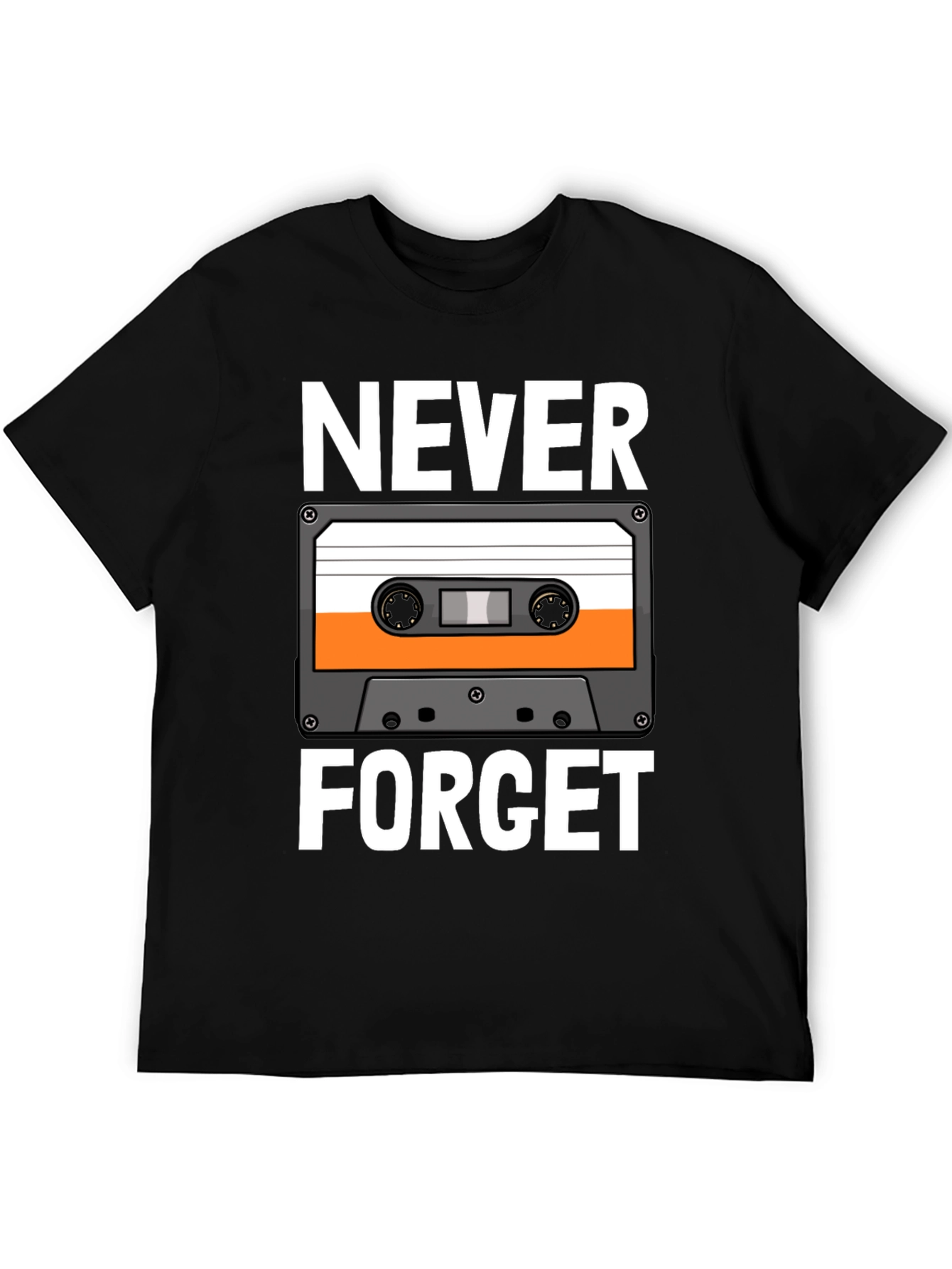 Never Forget Cassette Tape Graphic Tee