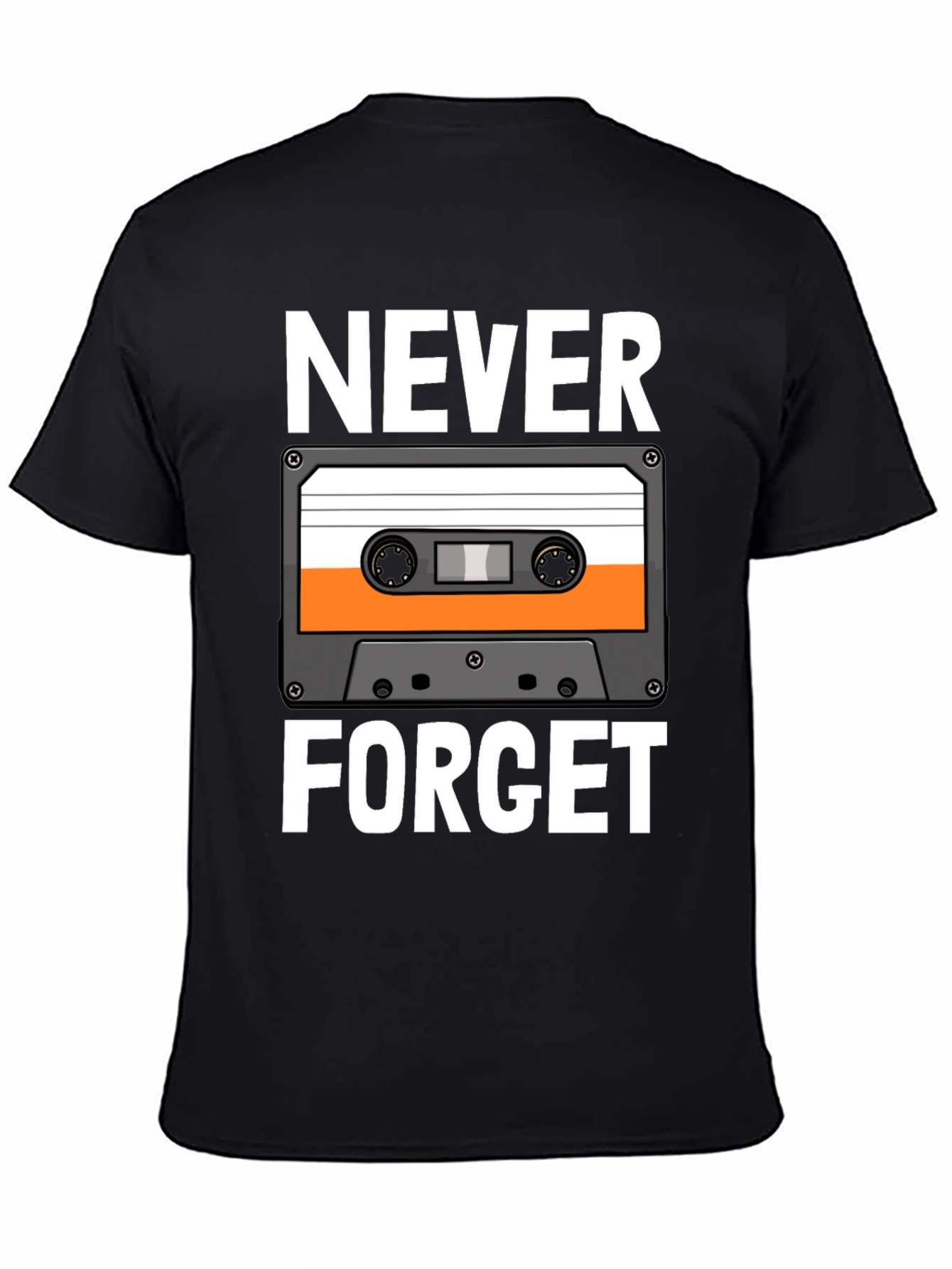 Never Forget Cassette Tape Graphic Tee