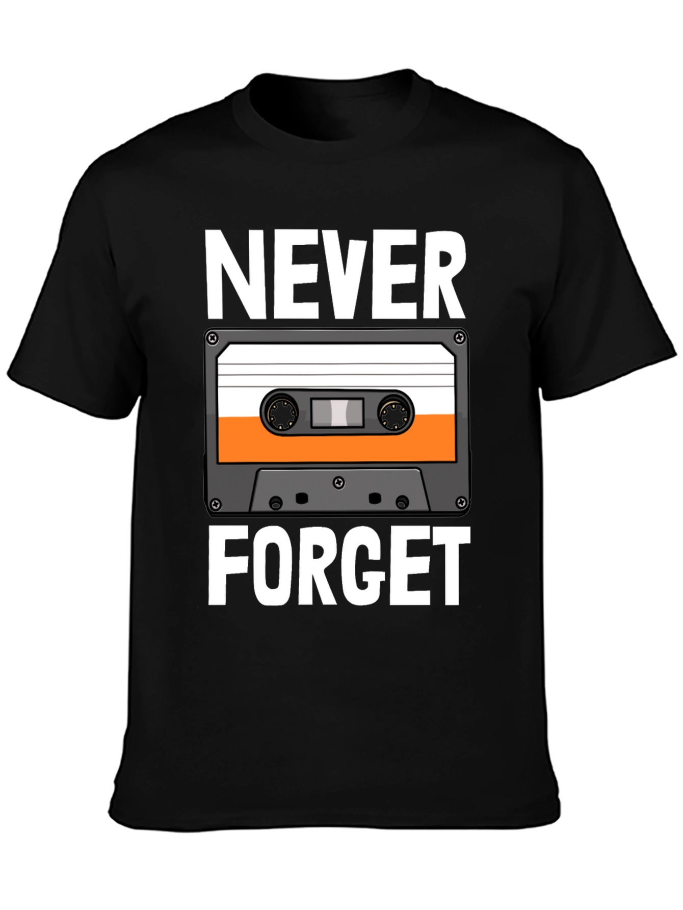 Never Forget Cassette Tape Graphic Tee