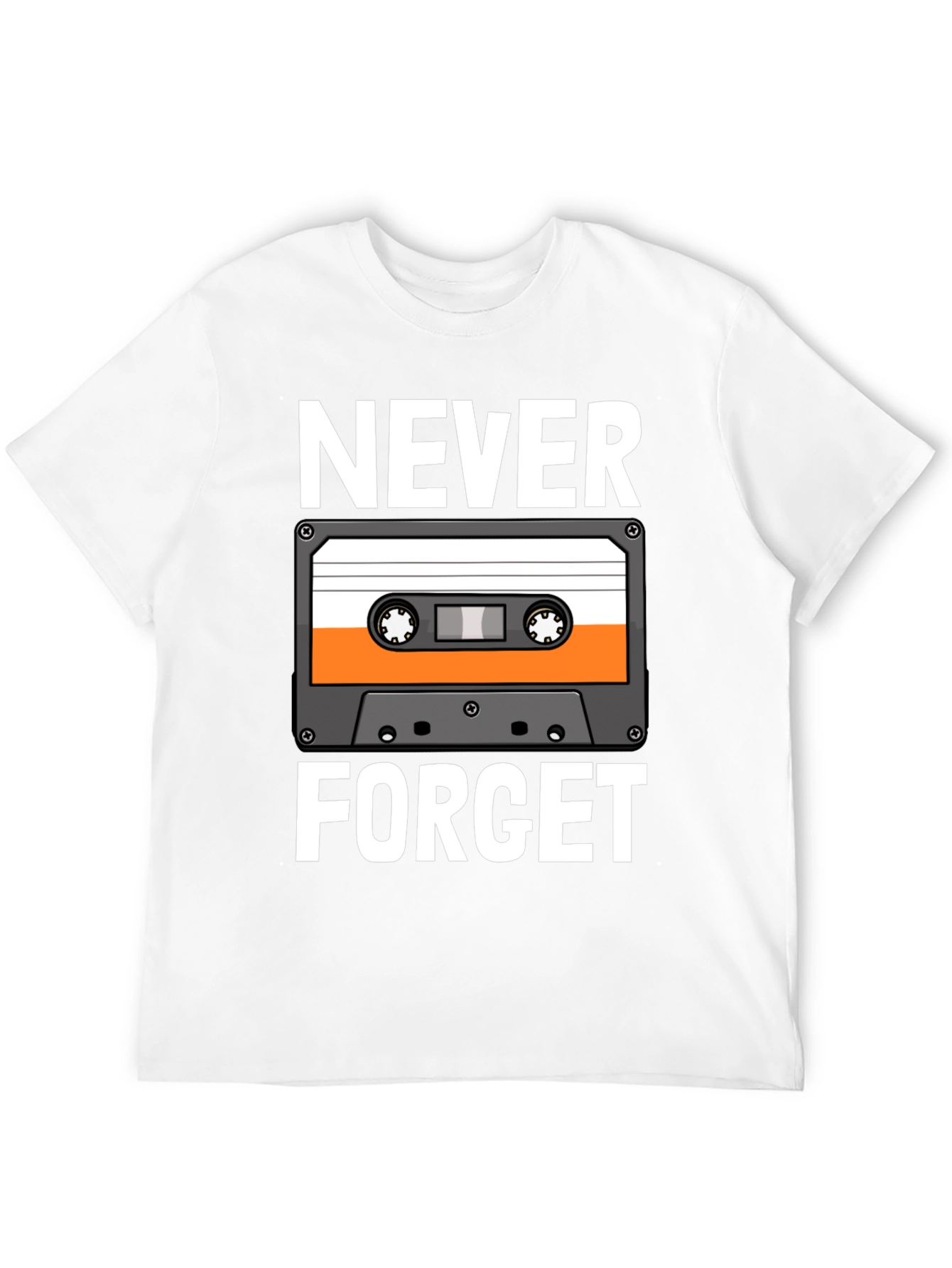 Never Forget Cassette Tape Graphic Tee