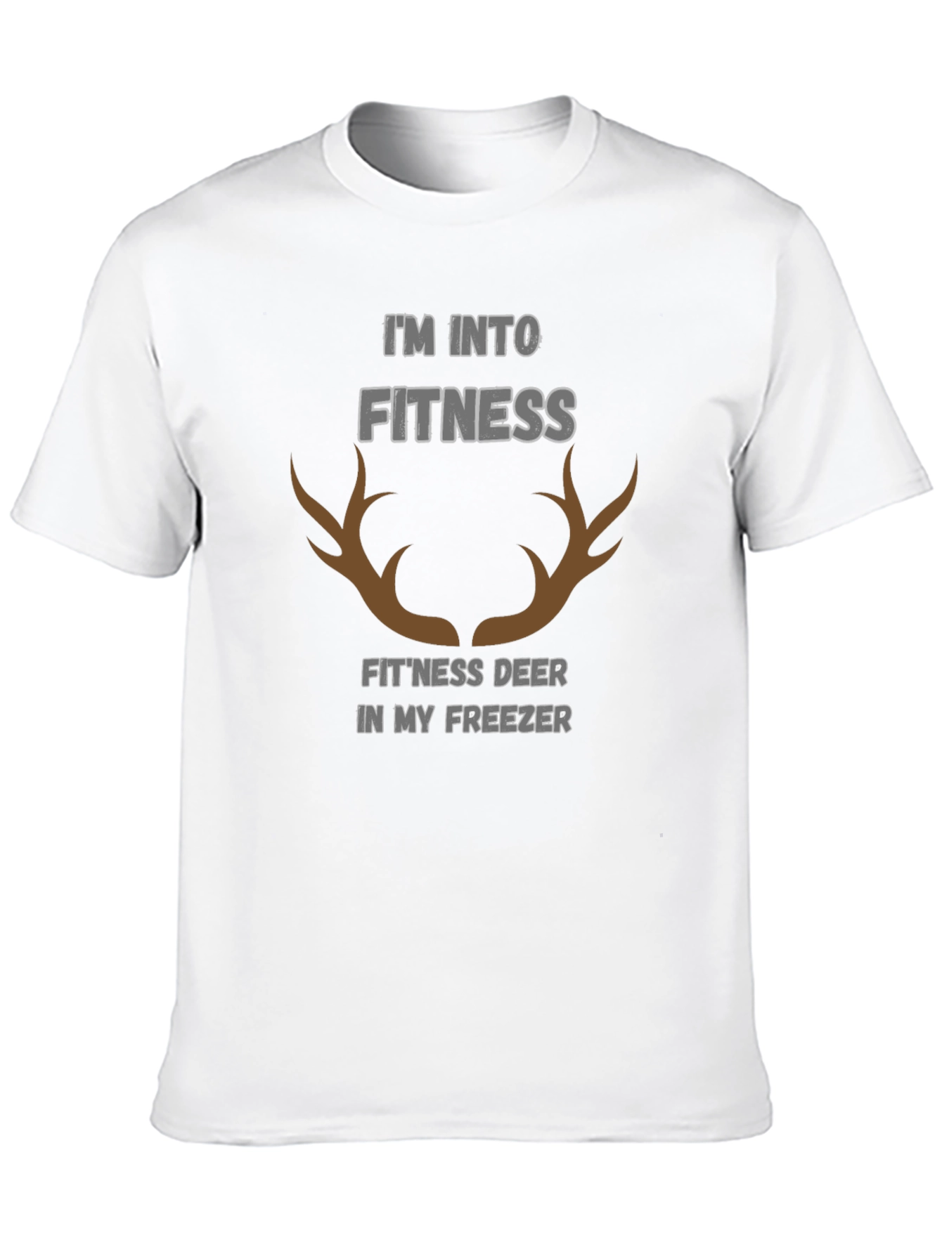 Fitness Deer Funny Graphic T-Shirt