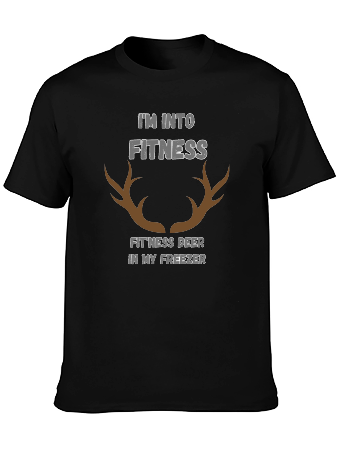 Fitness Deer Funny Graphic T-Shirt