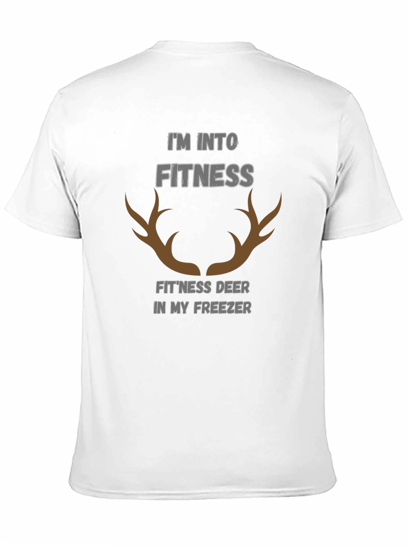 Fitness Deer Funny Graphic T-Shirt