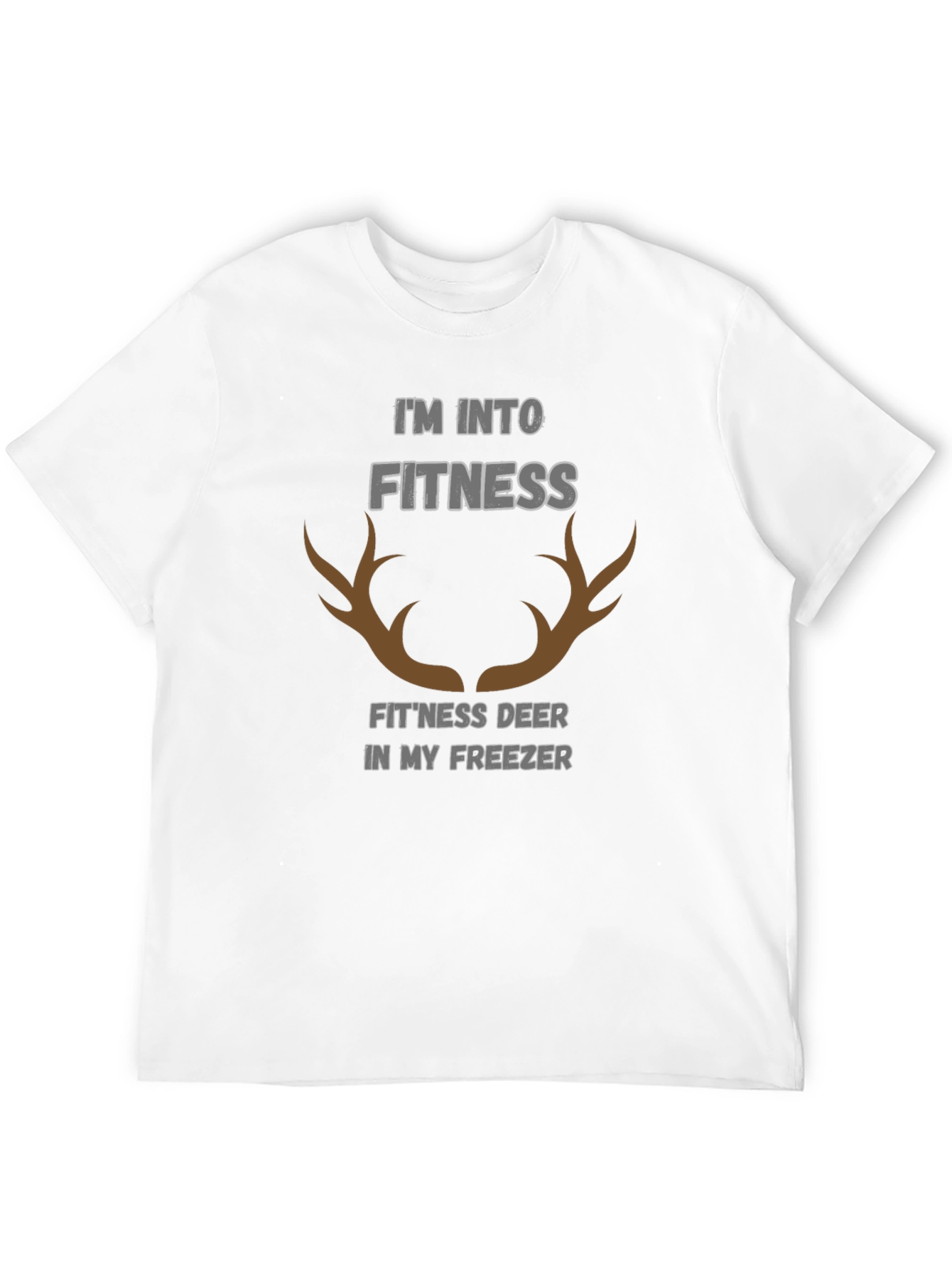 Fitness Deer Funny Graphic T-Shirt