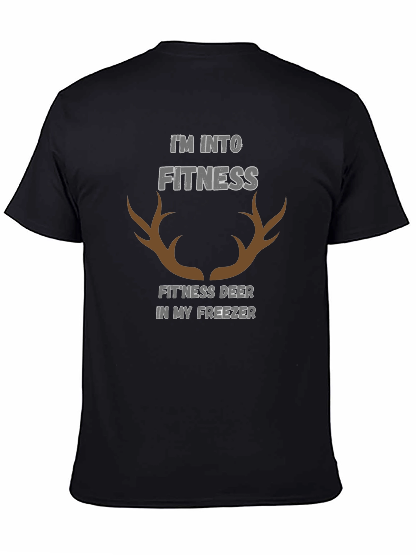 Fitness Deer Funny Graphic T-Shirt