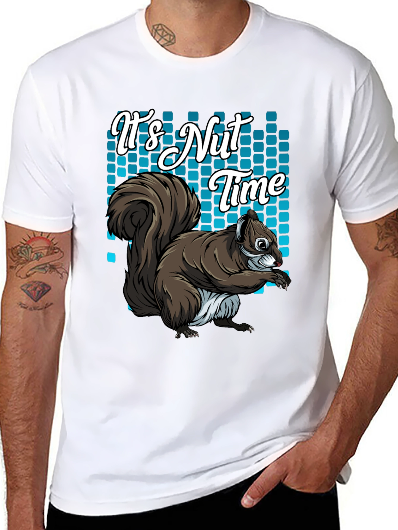 Its Nut Time Squirrel Graphic T-Shirt