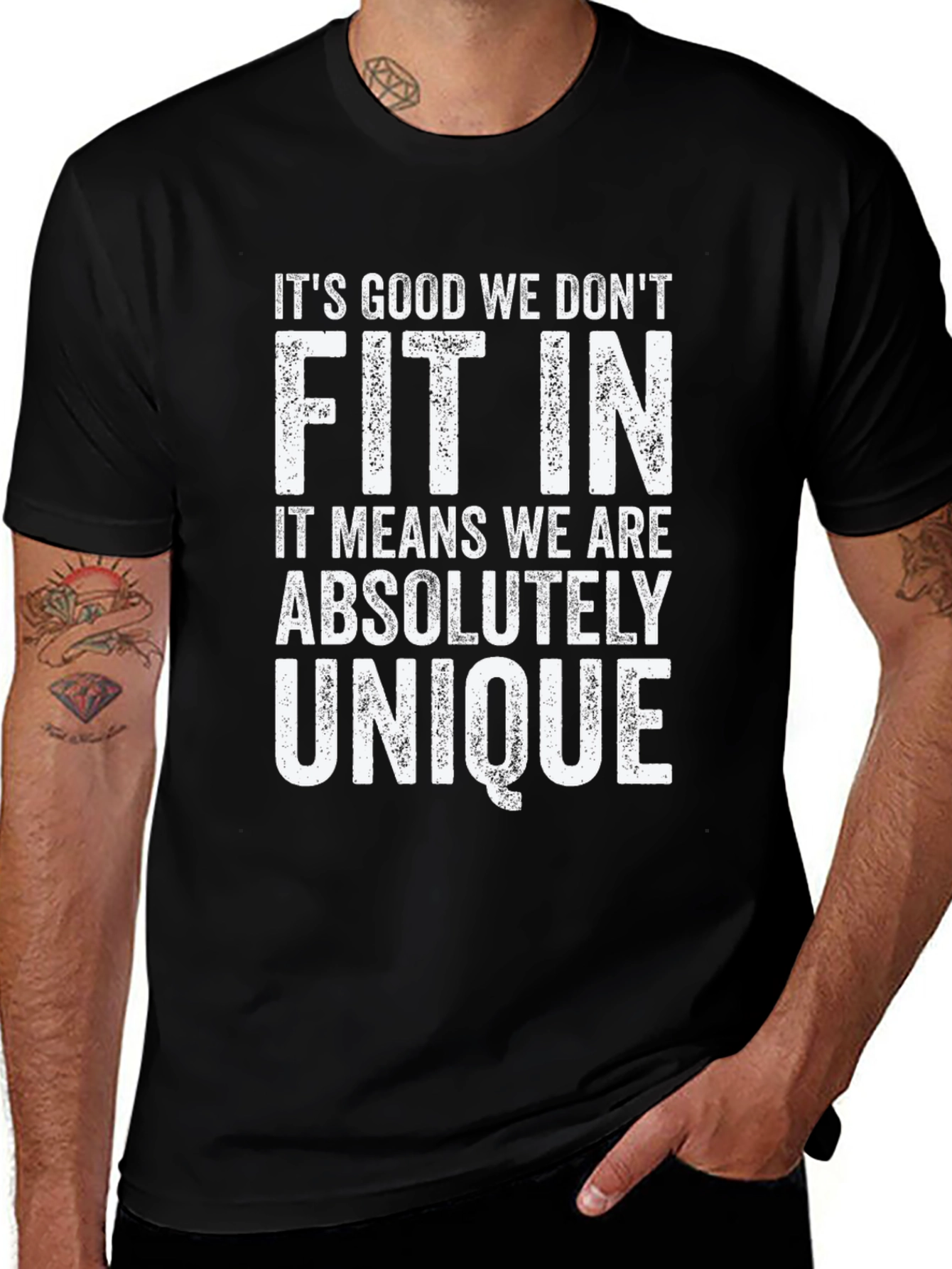 Unique Quote Graphic T-Shirt