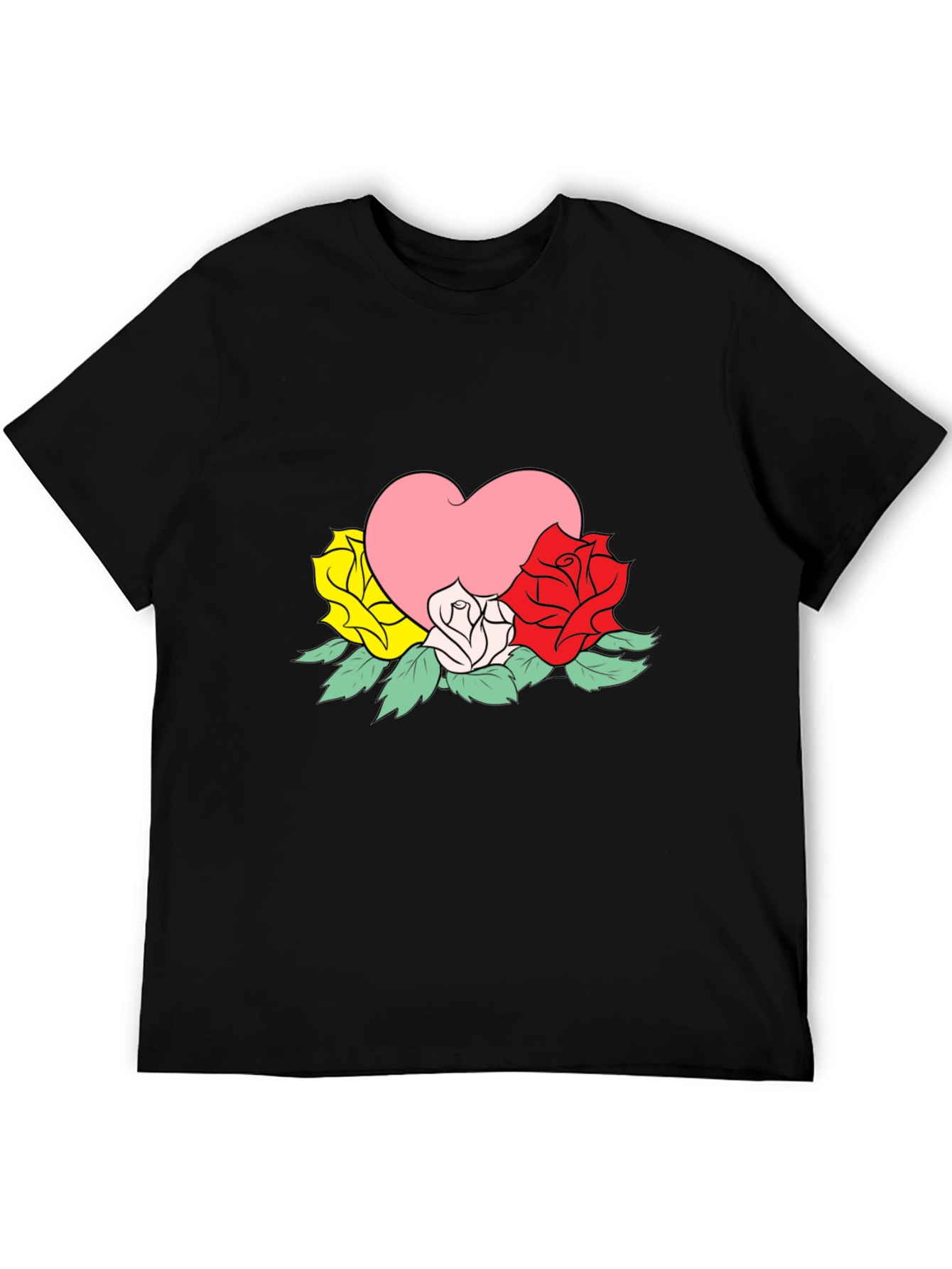 Heart & Roses Graphic Tee