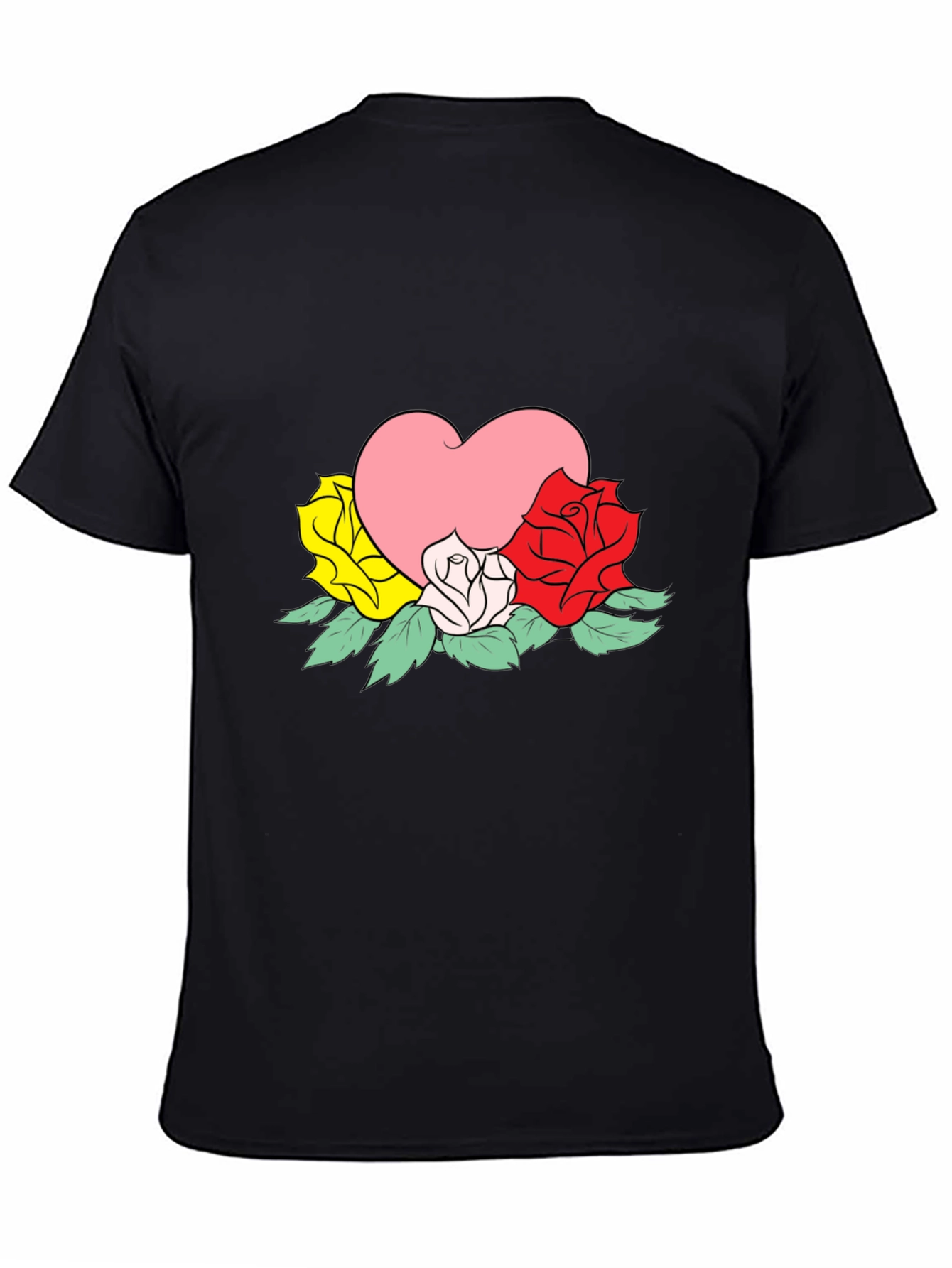 Heart & Roses Graphic Tee