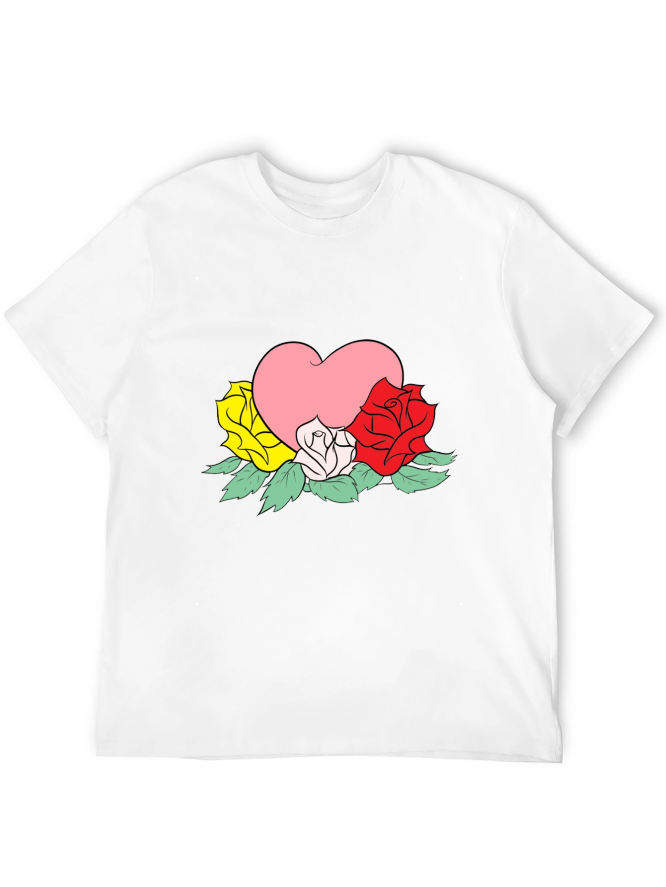 Heart & Roses Graphic Tee