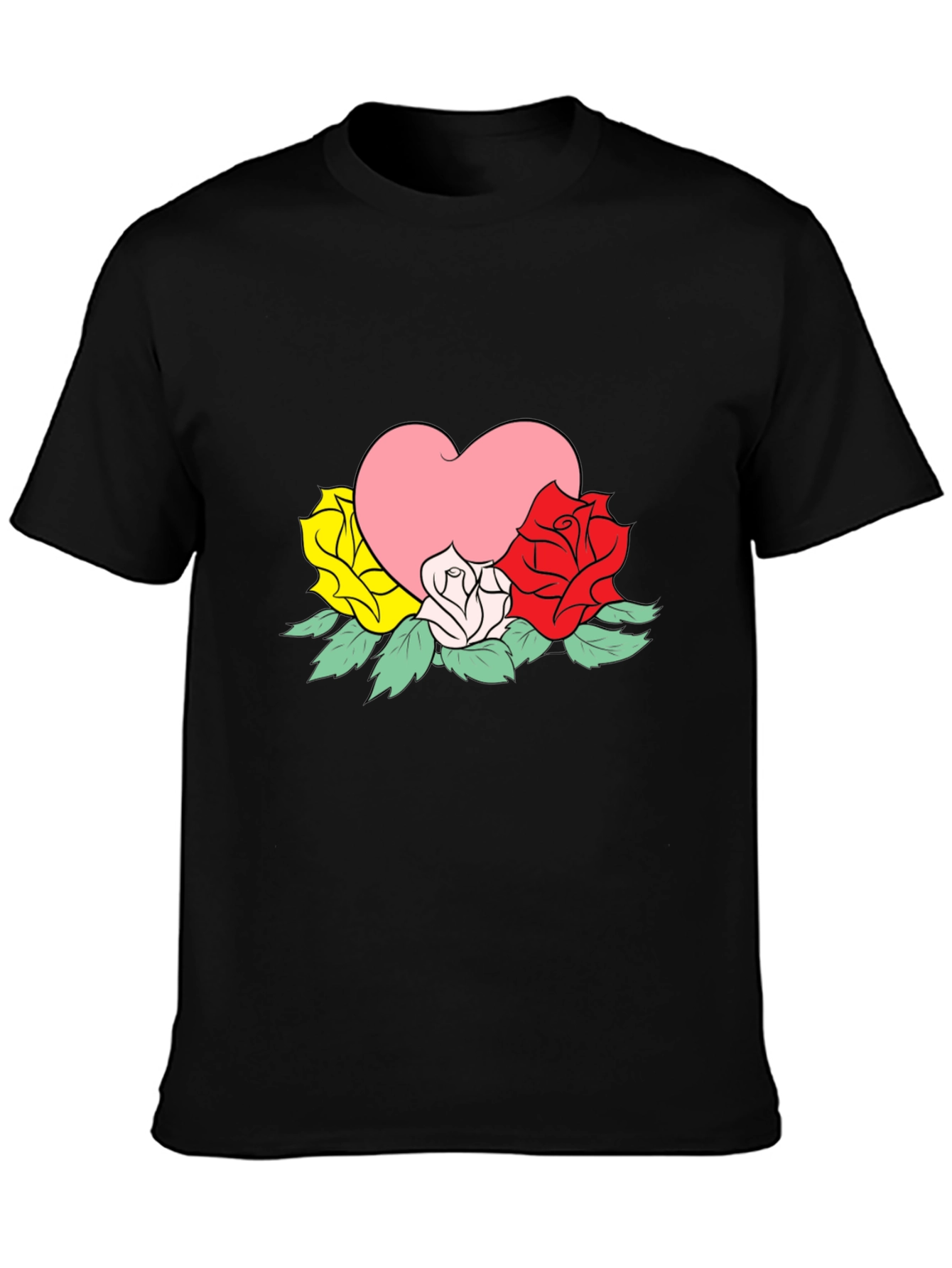 Heart & Roses Graphic Tee
