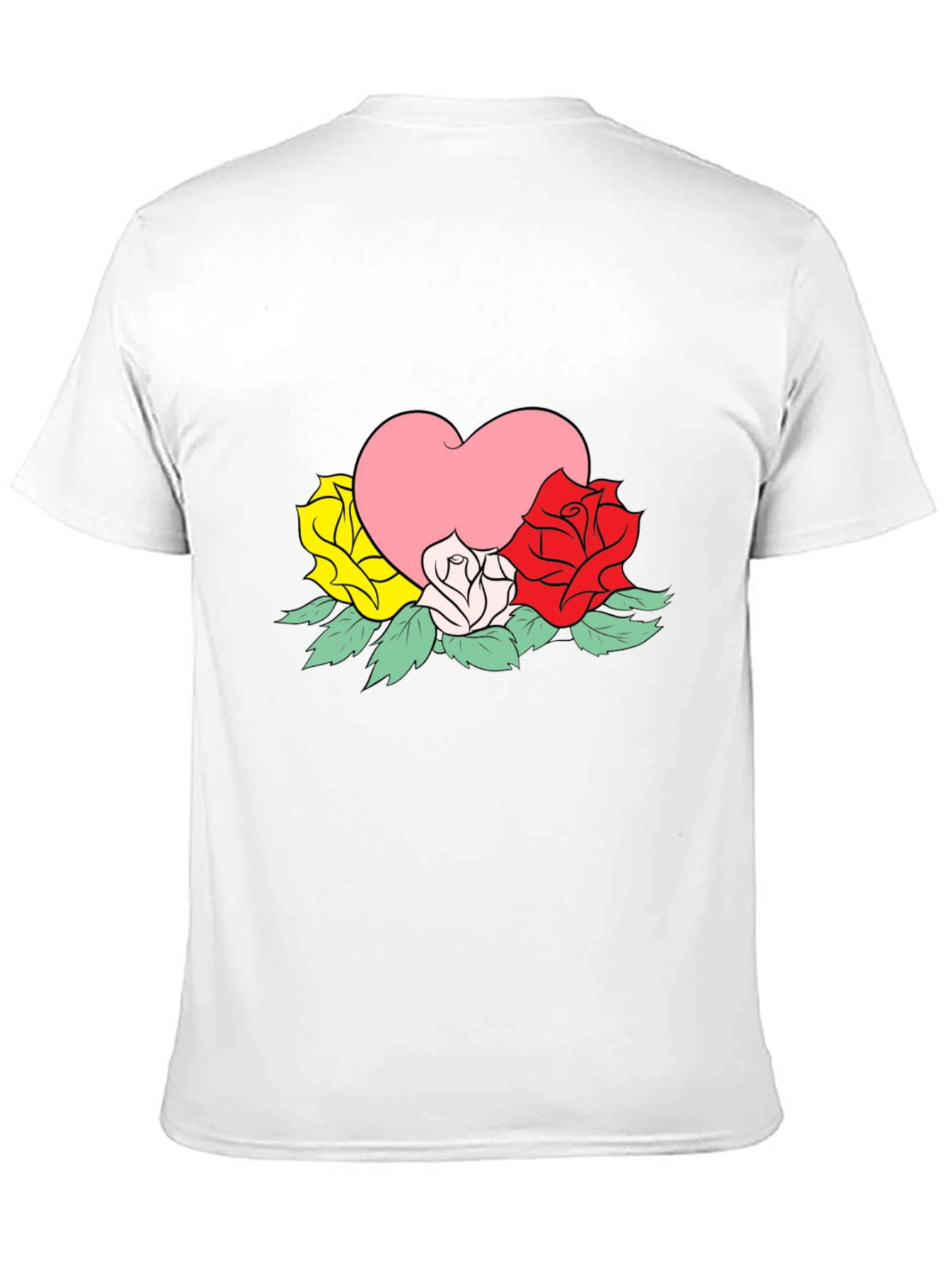 Heart & Roses Graphic Tee