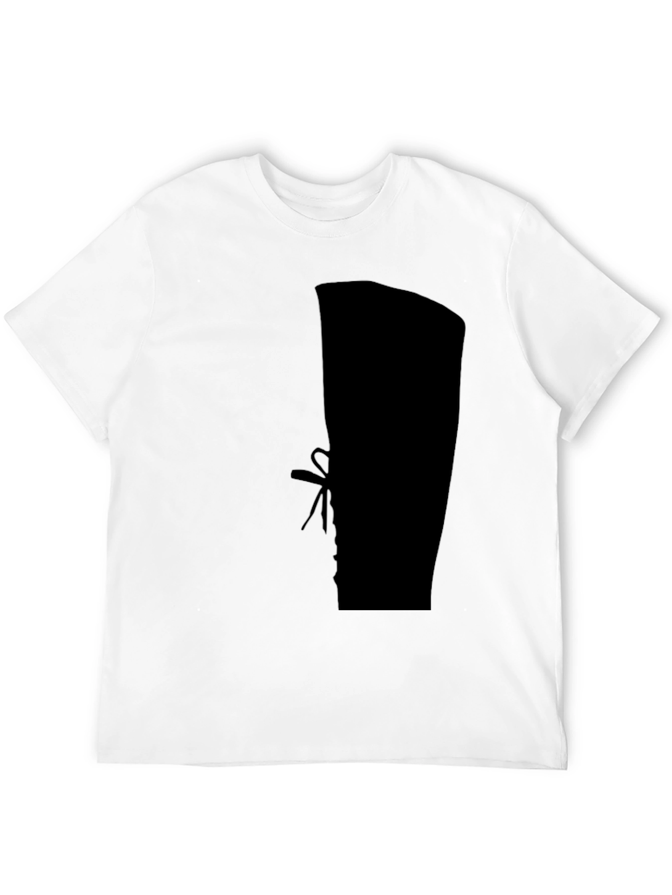 Silhouette Boot Print Black T-Shirt
