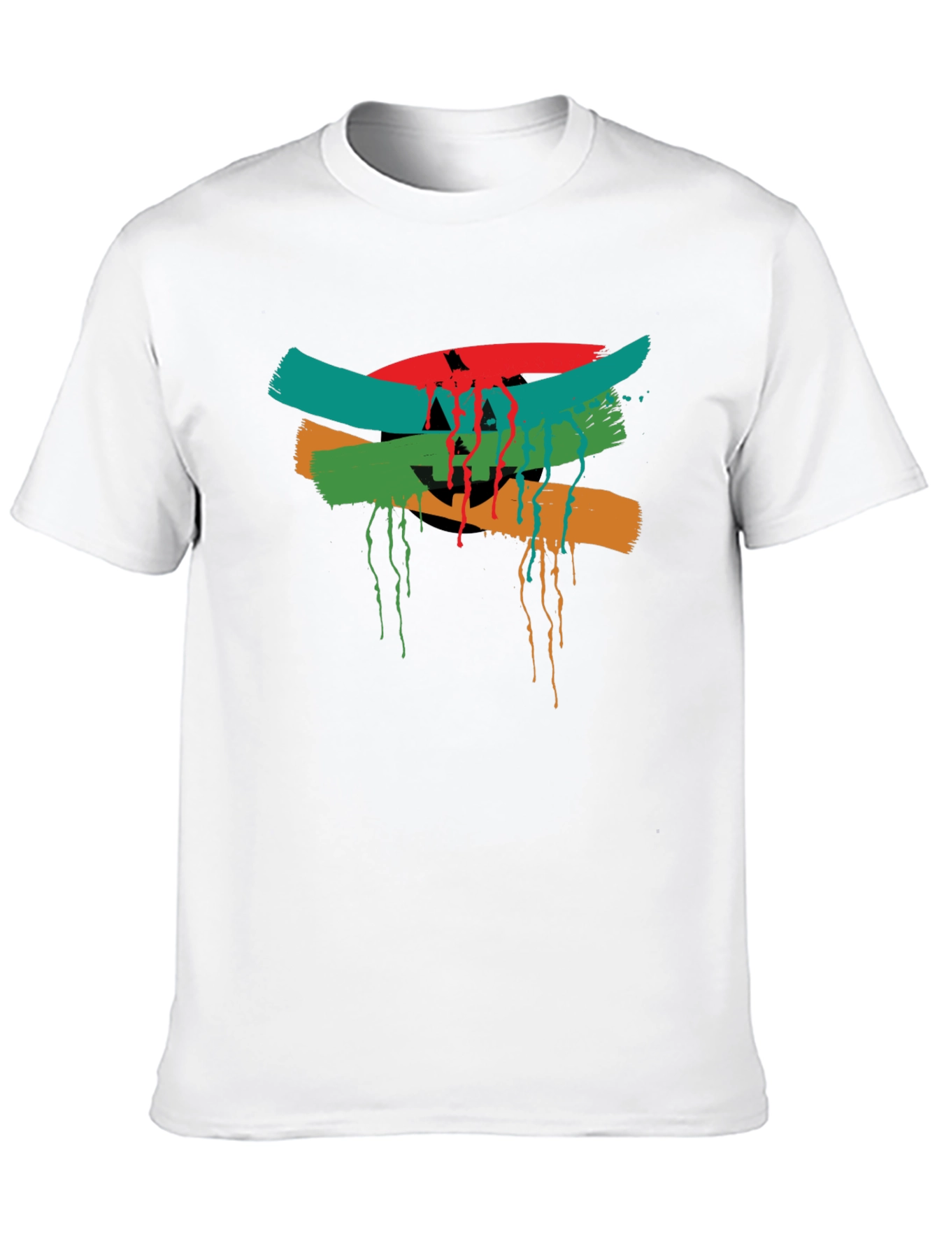 Abstract Graphic Tee - Mens Black T-Shirt