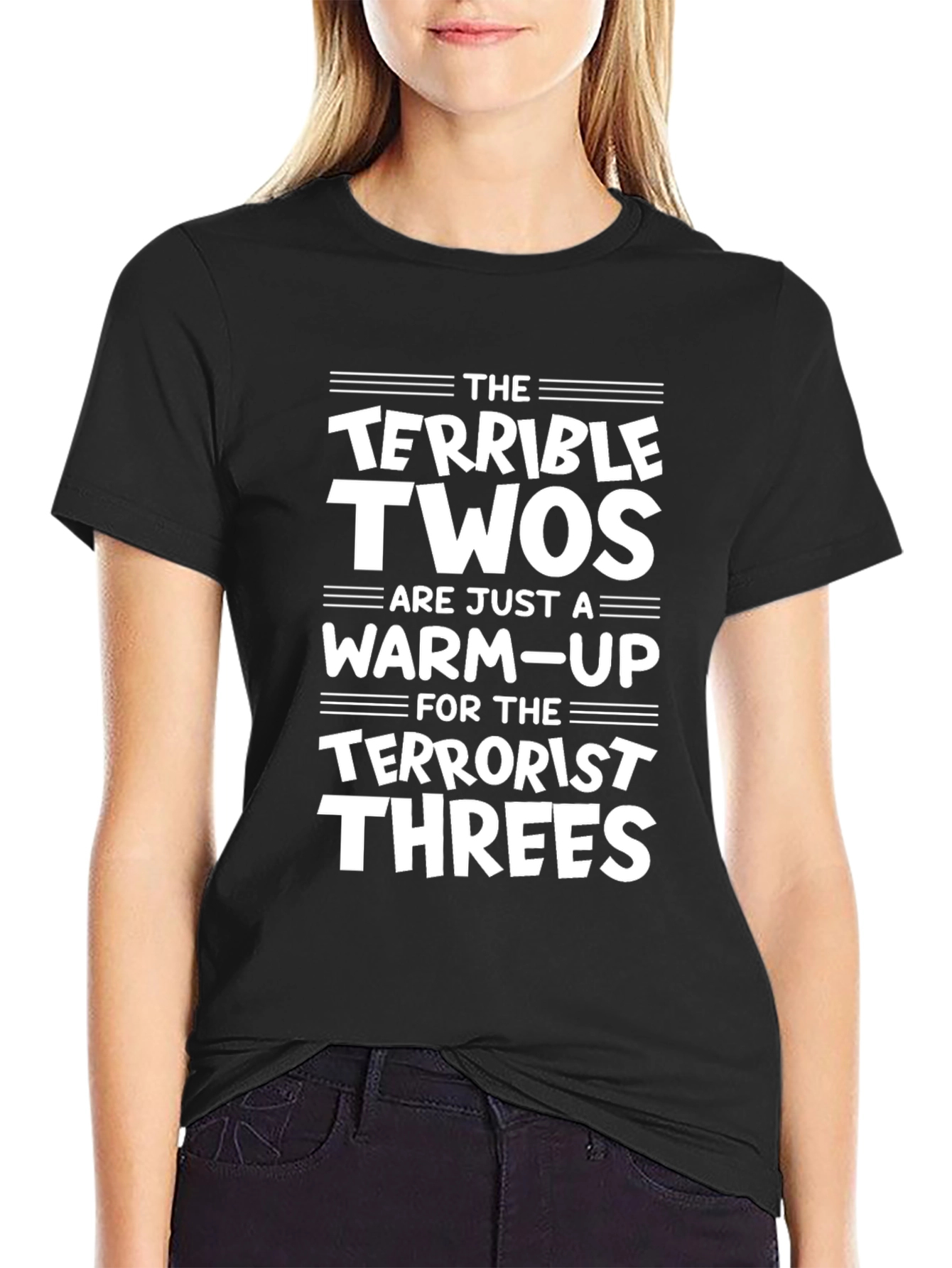 Terrible Twos/Terrorist Threes Graphic T-Shirt