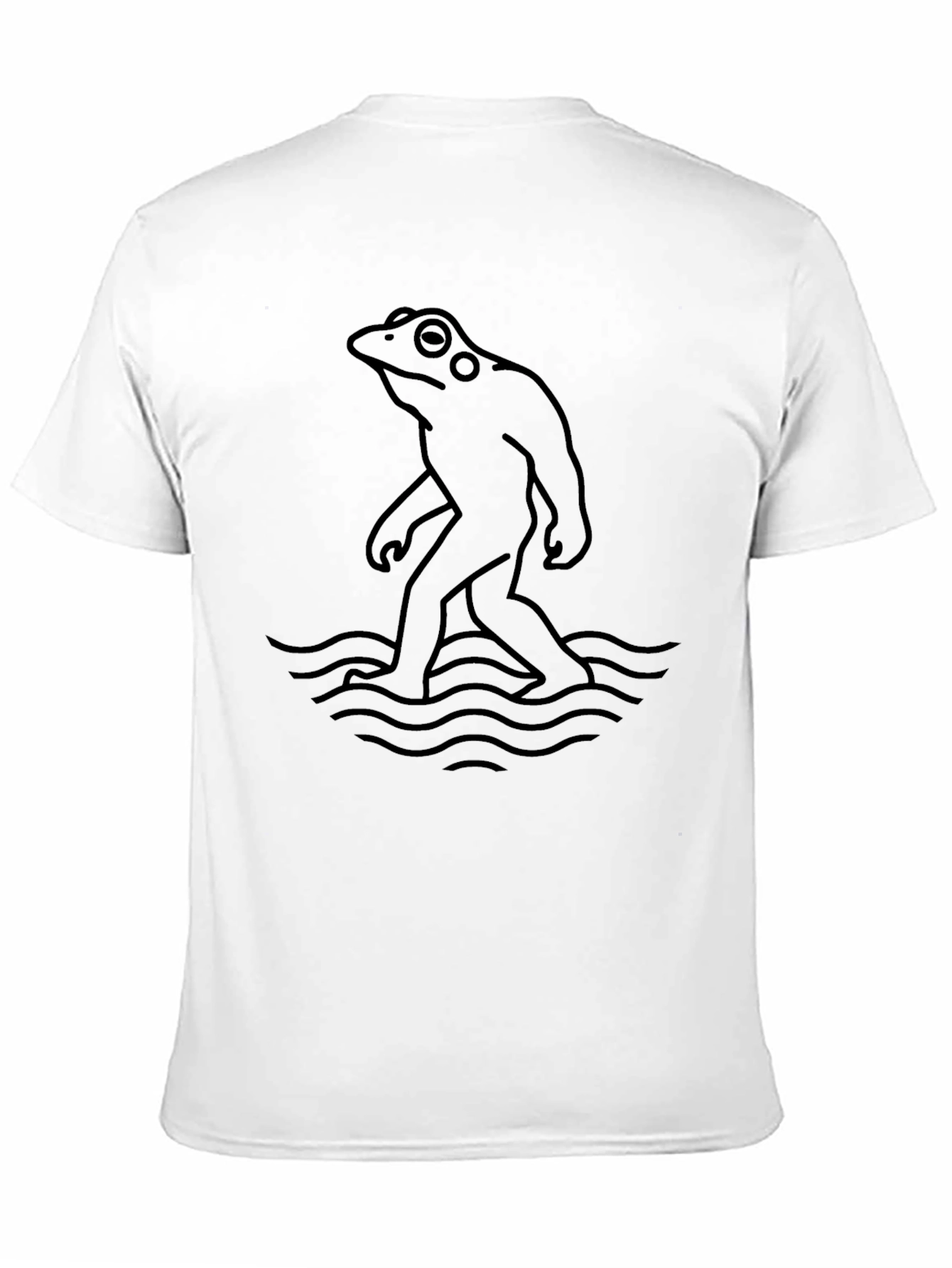 Frogfoot Black T-Shirt - Quirky Graphic Tee