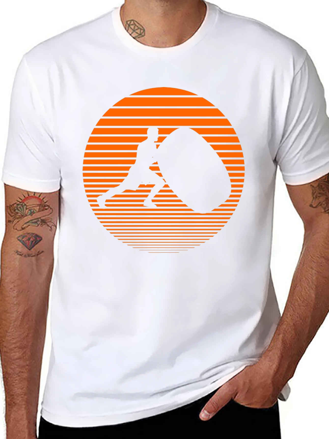 Atlas Stone Black Graphic T-Shirt