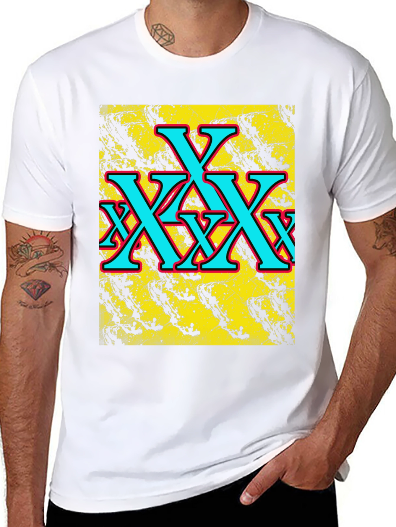 Abstract Triple X T-Shirt