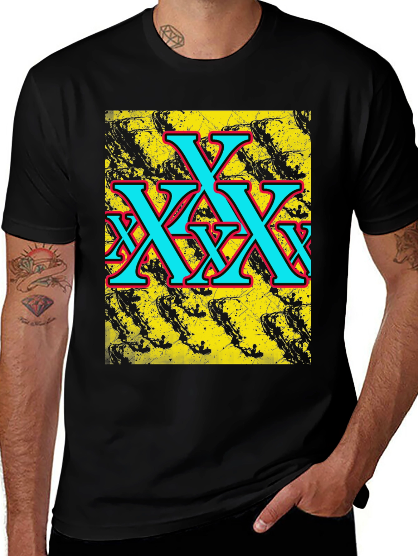 Abstract Triple X T-Shirt