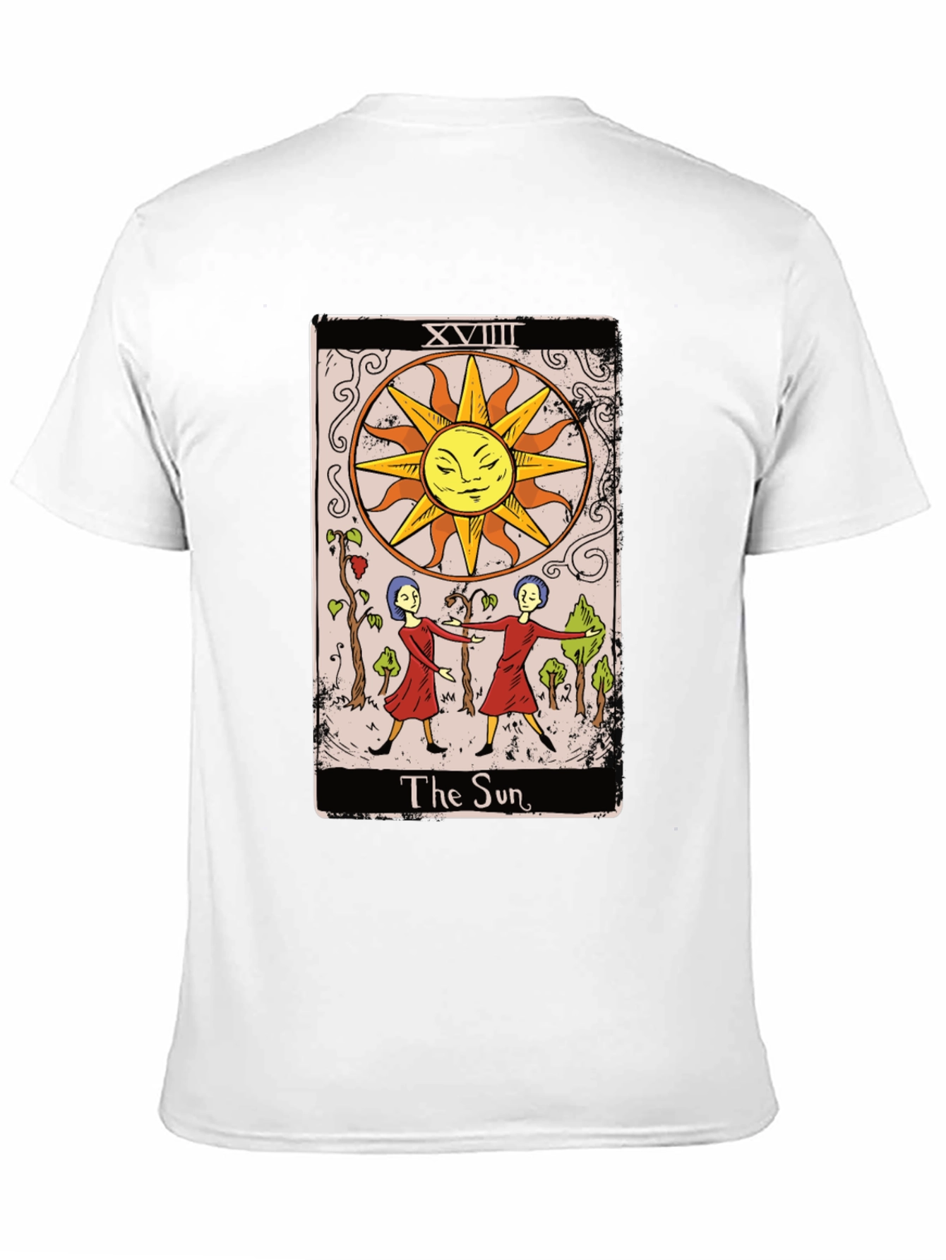 The Sun Tarot Card Graphic Tee - Mystical T-Shirt