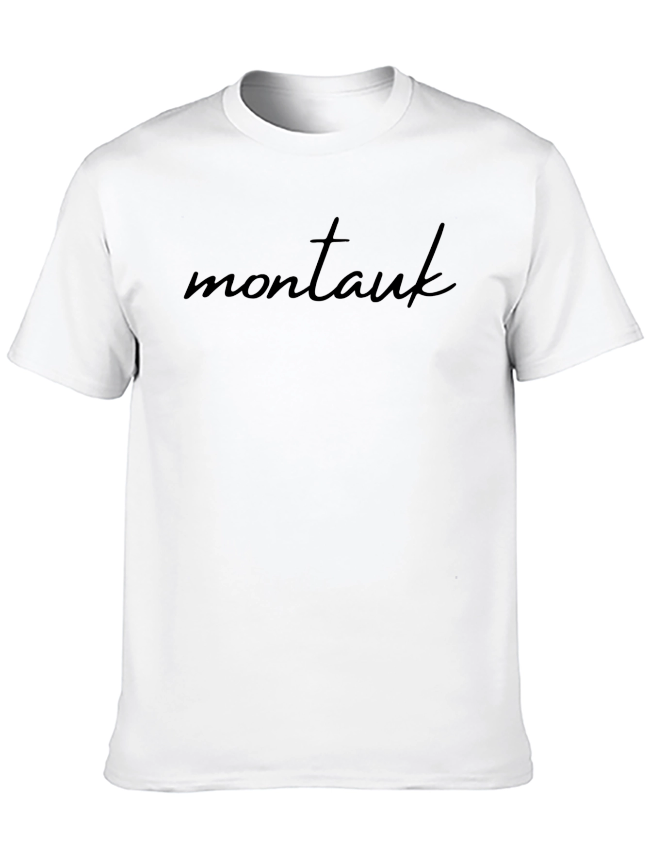 Montauk Black T-Shirt - Classic Style