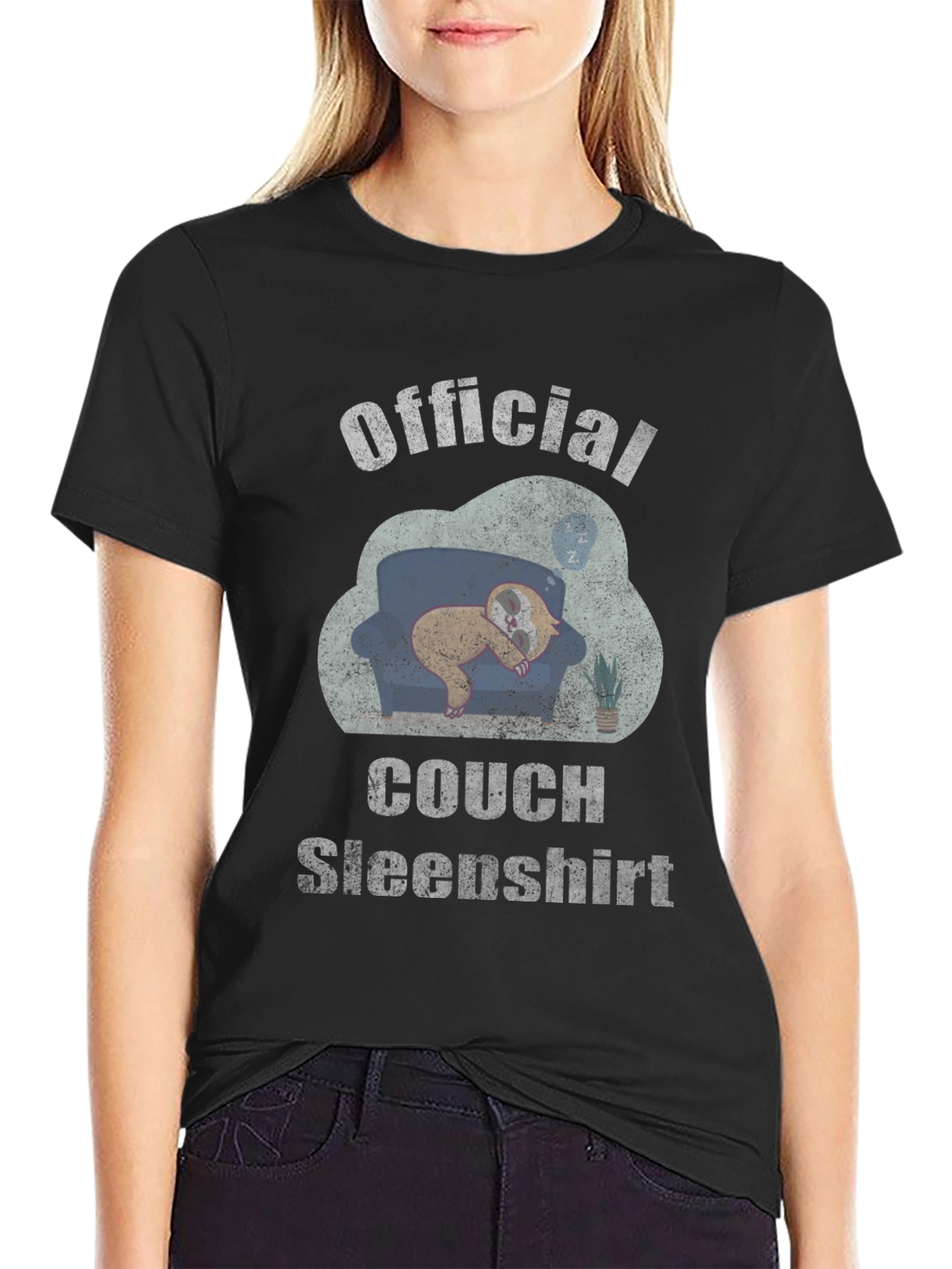 Official Couch Sleepshirt - Lazy Sloth Tee