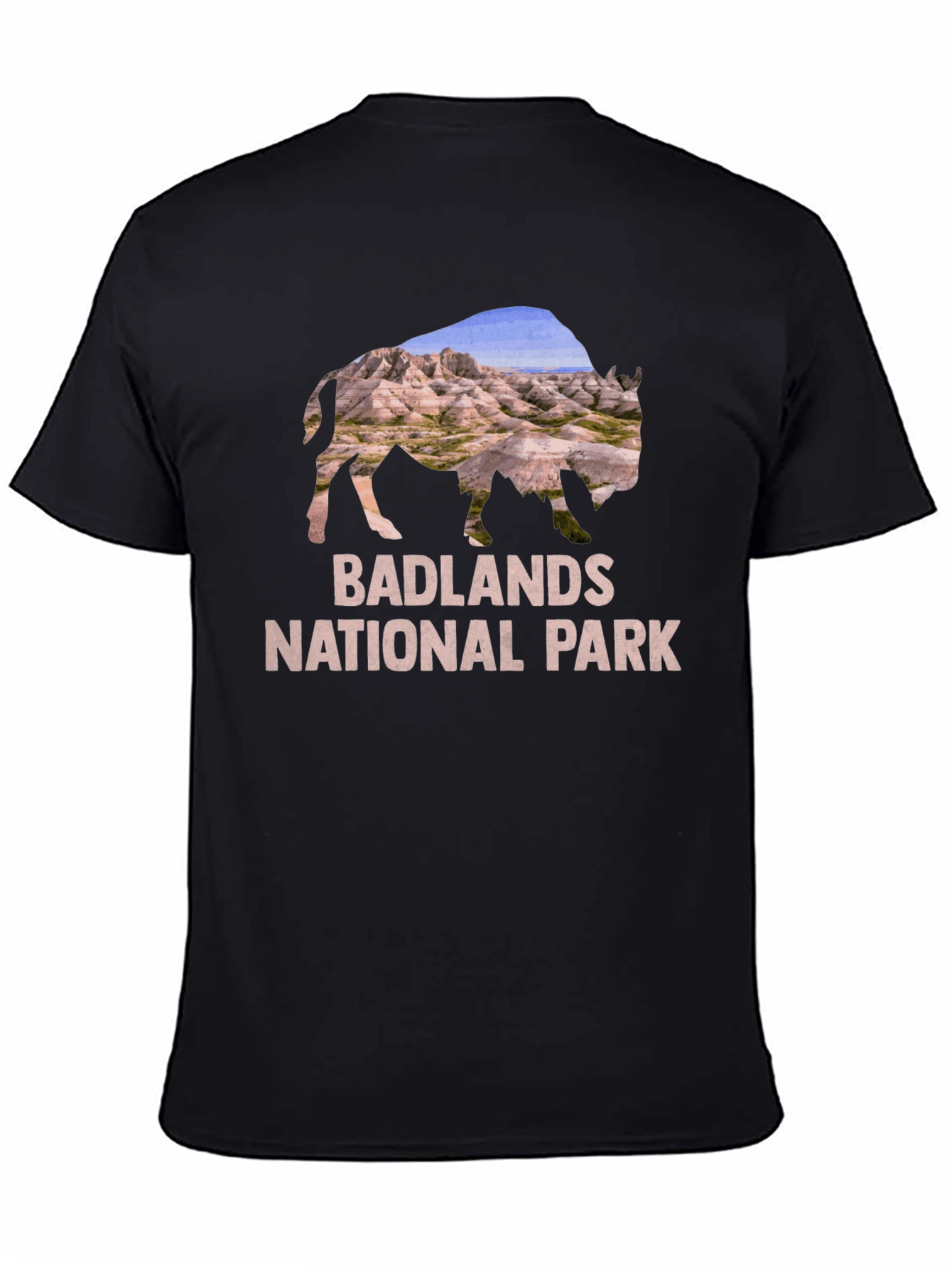 Badlands National Park Bison Graphic T-Shirt