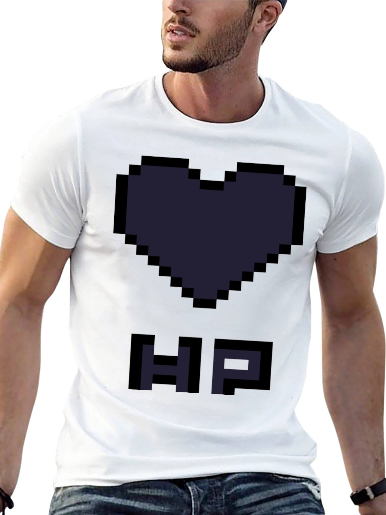 Pixel Heart HP T-Shirt - Gamer Style