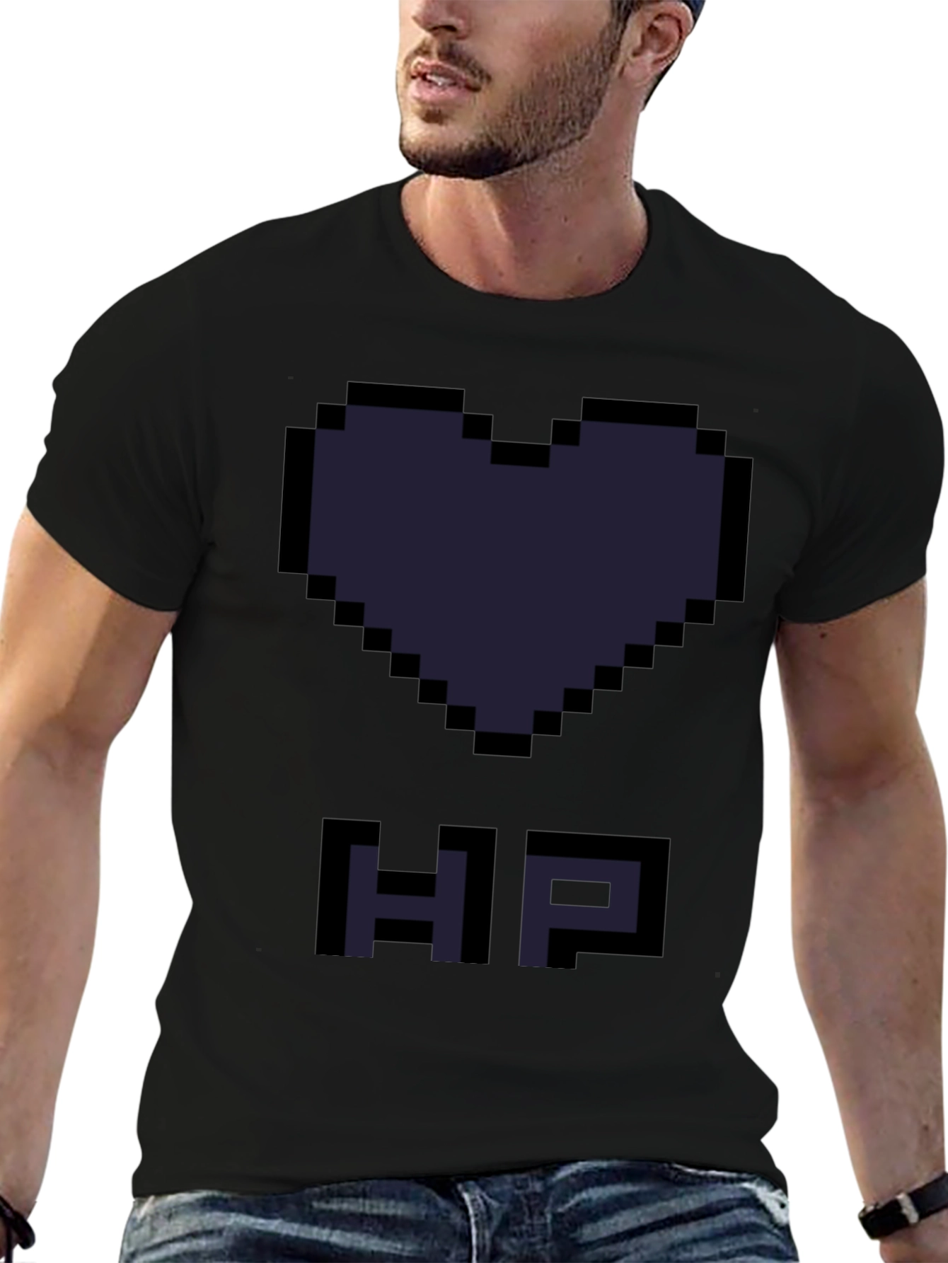Pixel Heart HP T-Shirt - Gamer Style