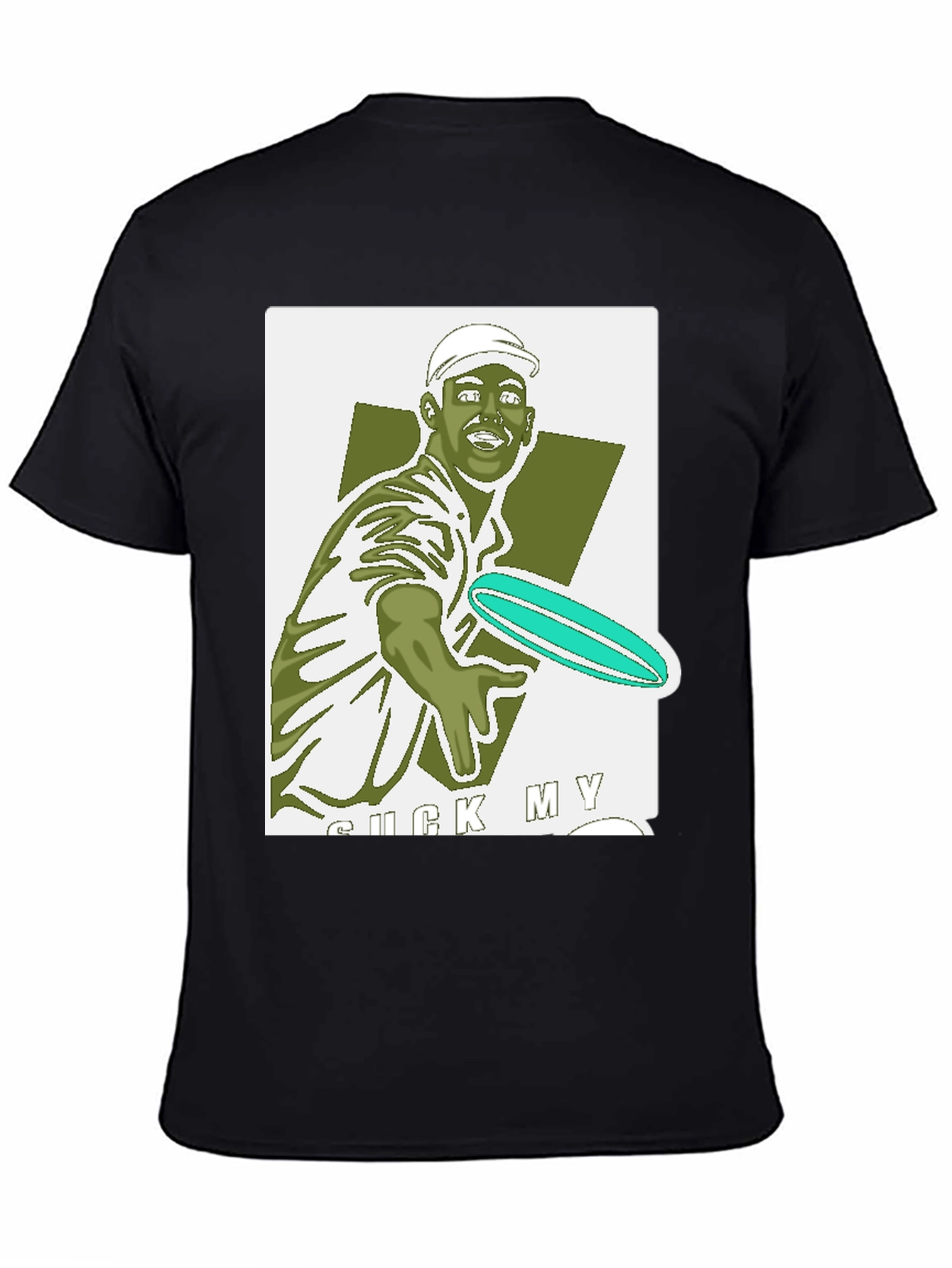 Frisbee Golf Black Tee